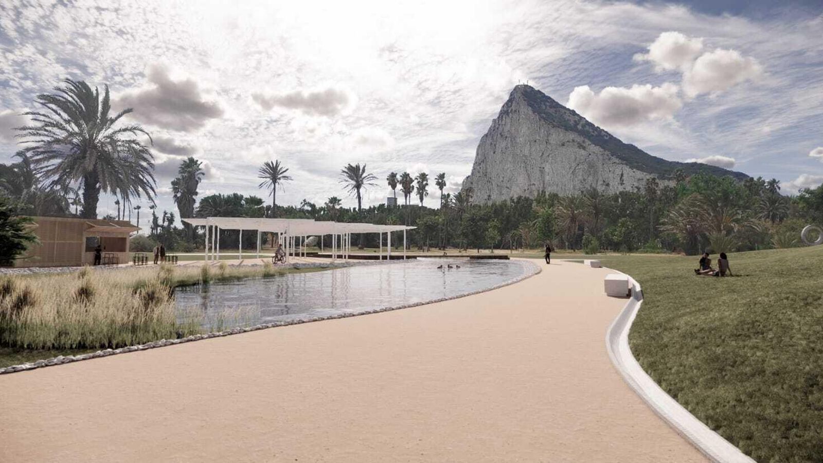 Recreación infográfica del parque Princesa Sofía.