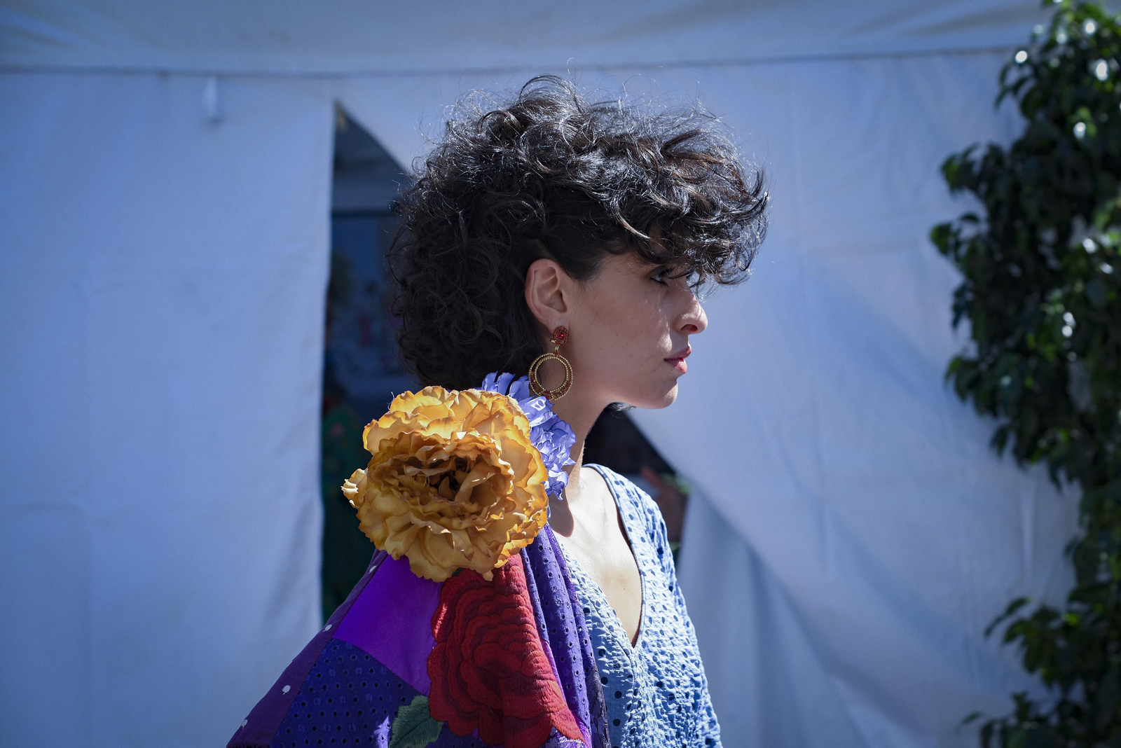 El desfile de moda flamenca de la Avenida de la Constitución, en imágenes