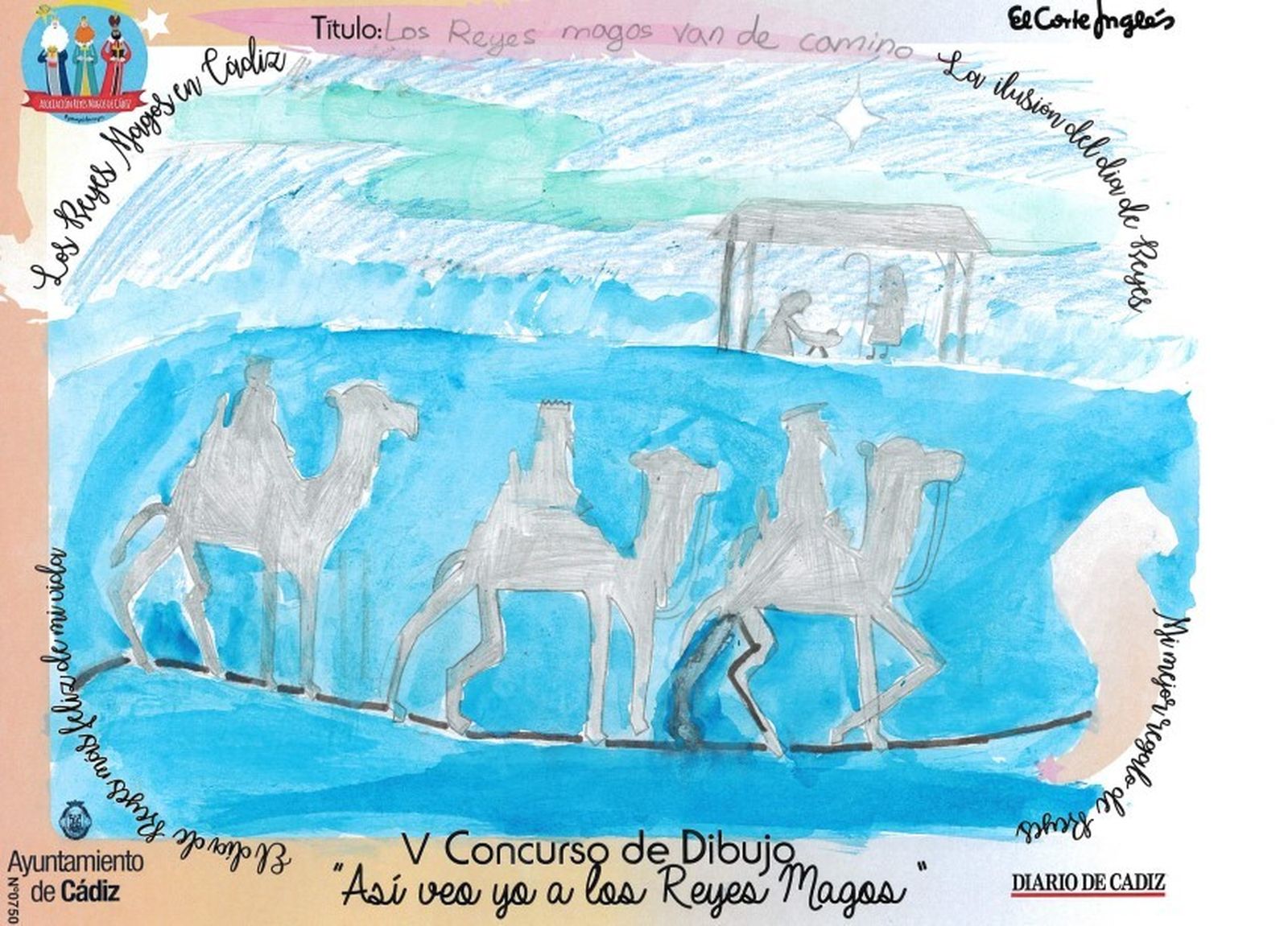 Los dibujos del concurso 'Así veo yo a los Reyes Magos'.