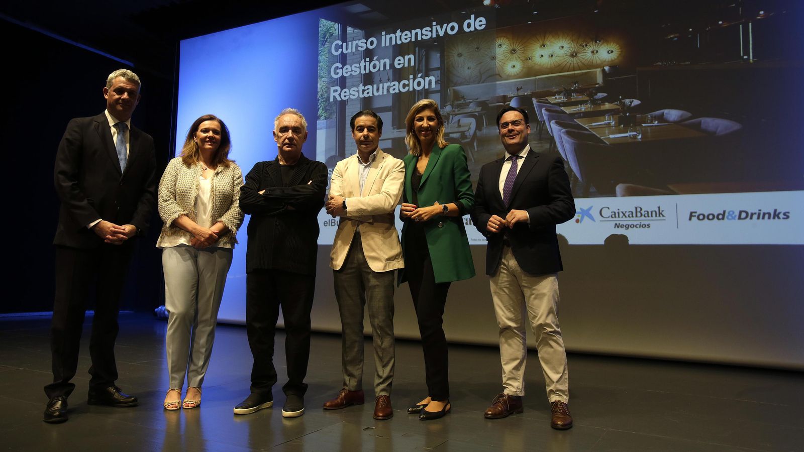 Inauguración del Curso Intensivo de Gestión en Restauración en Caixafórum Sevilla.