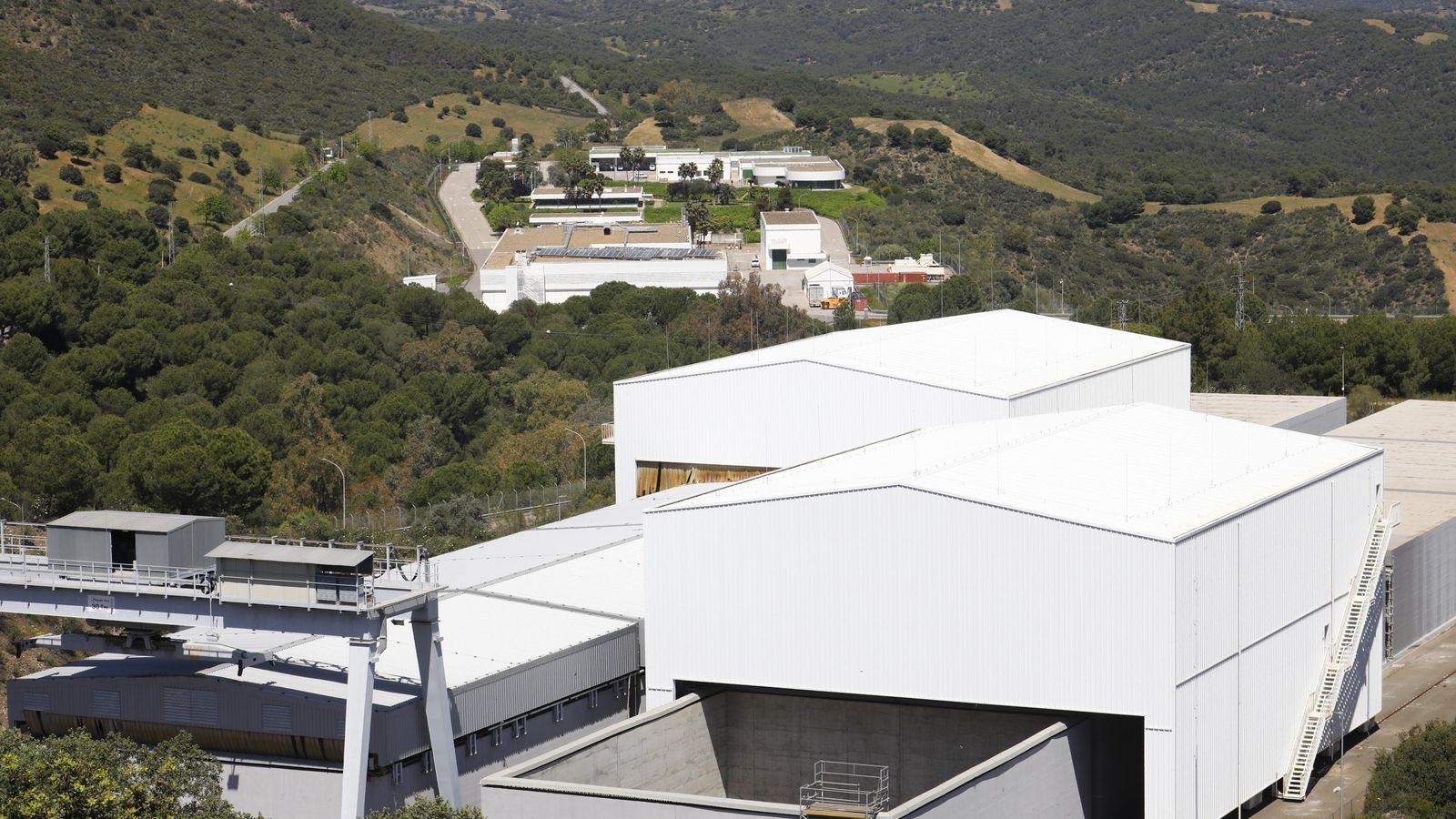 Vista general del centro de almacenamiento en Hornachuelos.