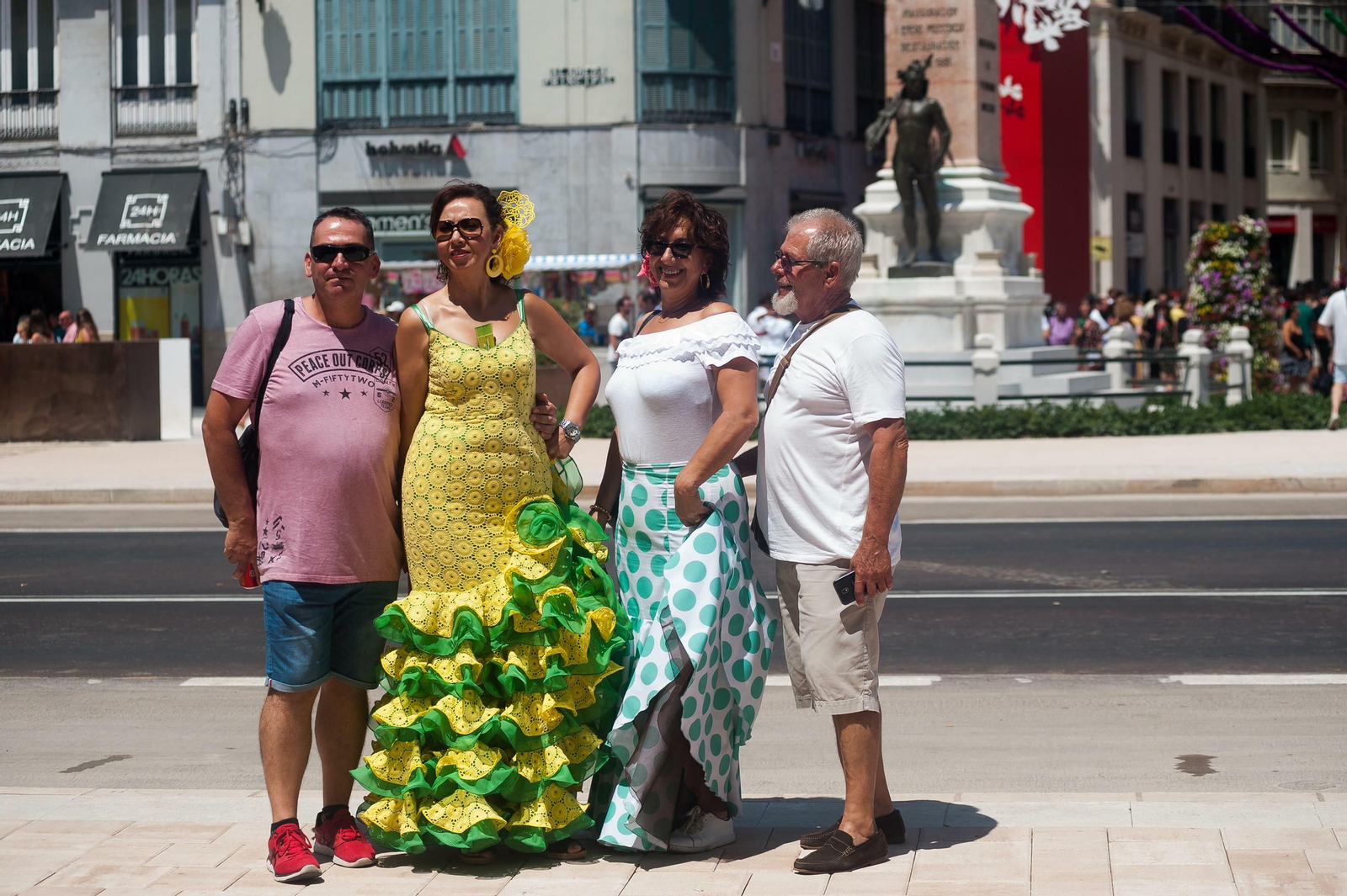 El primer día de la Feria de Málaga en el Centro, en fotos
