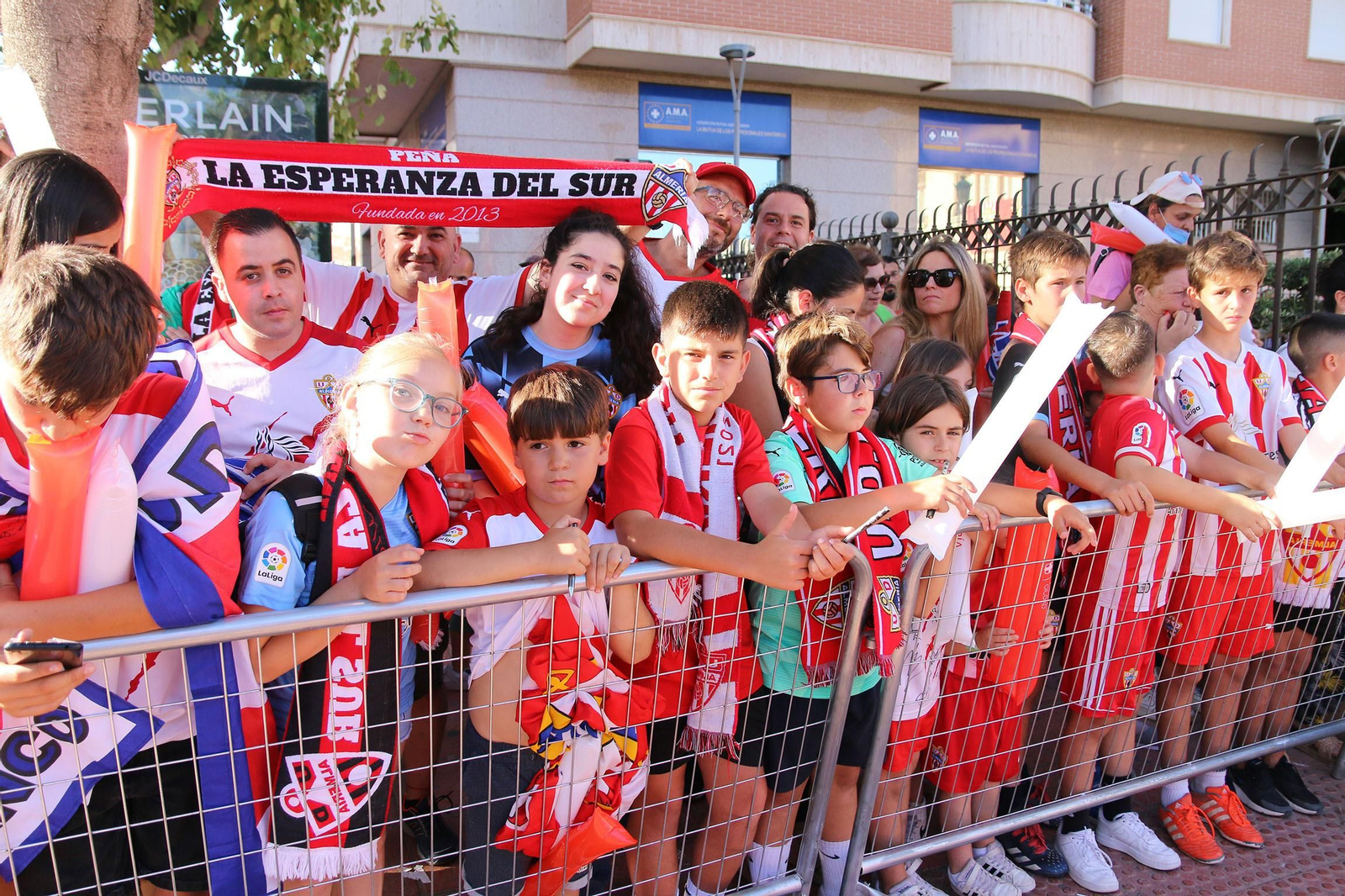 Las imágenes de la rúa de la UD Almería