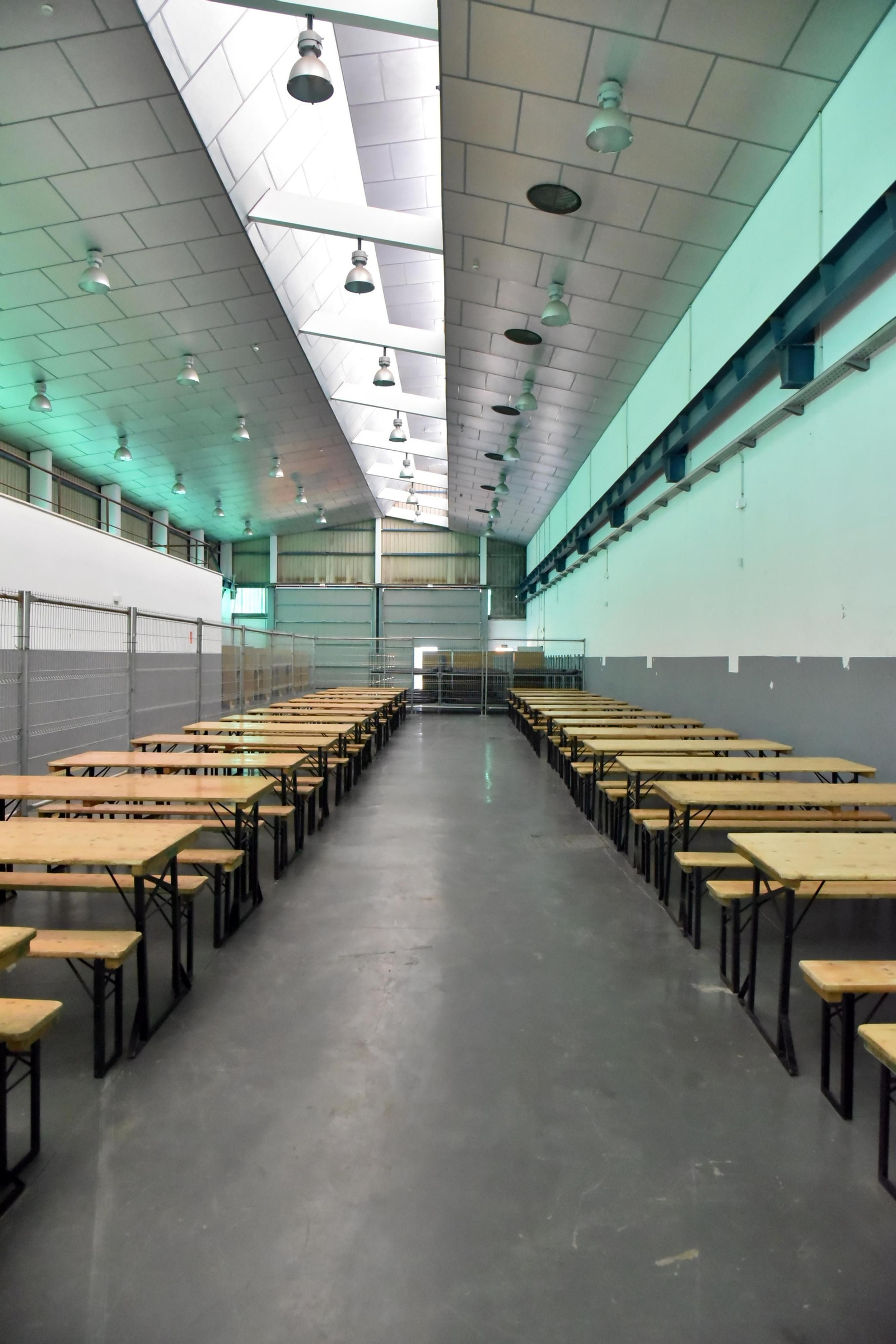 Instalaciones del centro de acogida de Crinavis, en San Roque.