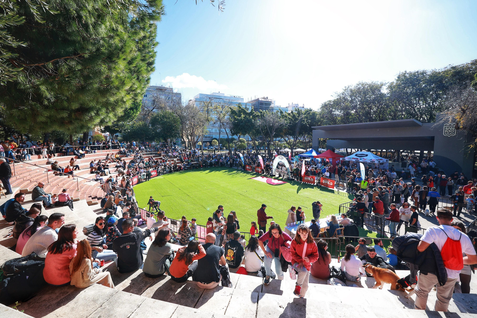 San Fernando celebra la fiesta de San Antón en el Parque