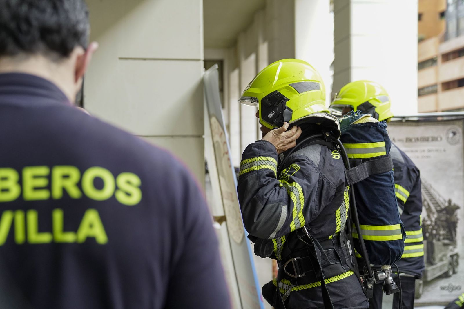 La cronoescalada de los bomberos en la Torre de los Remedios, todas las fotos