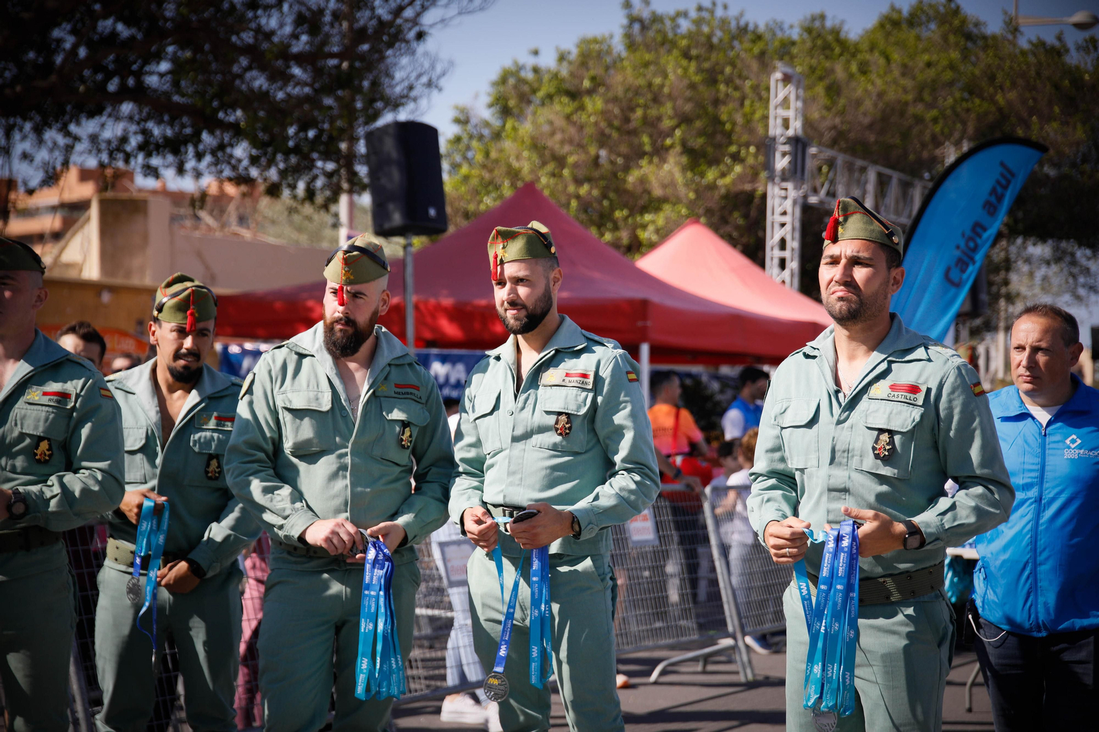 Imágenes de la llegada de la Media maratón Ciudad de Almería