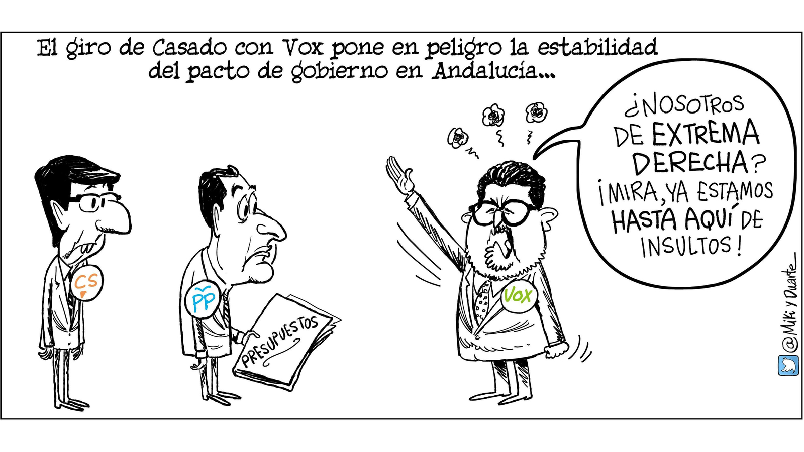 El enfado de Vox