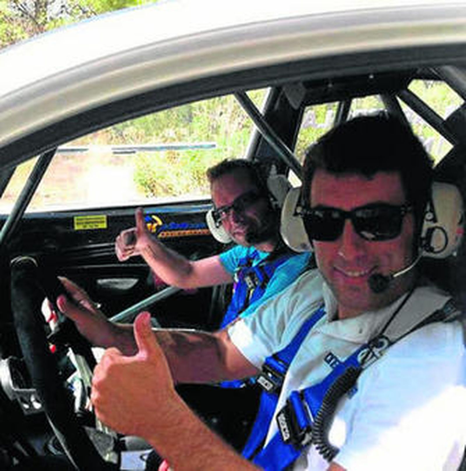 Diego Narbona está deseando correr los tramos nocturnos del Rally.