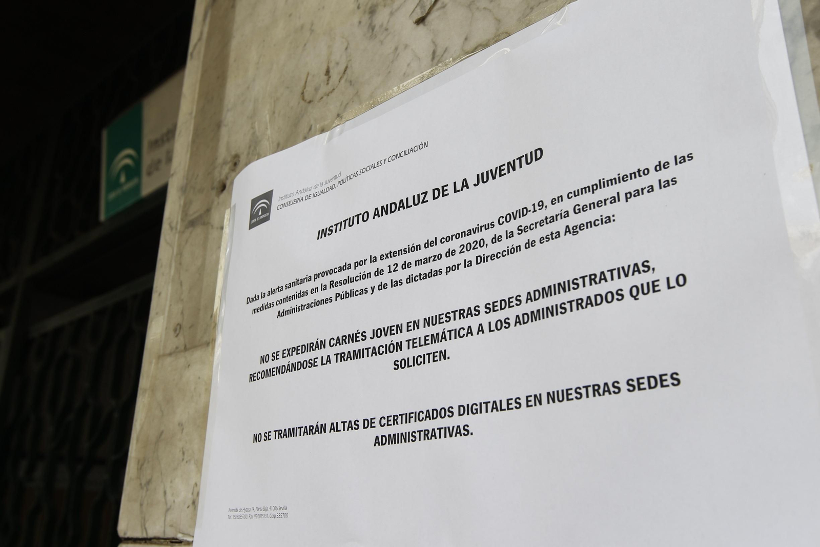 Fotogalería crisis coronavirus en Almería