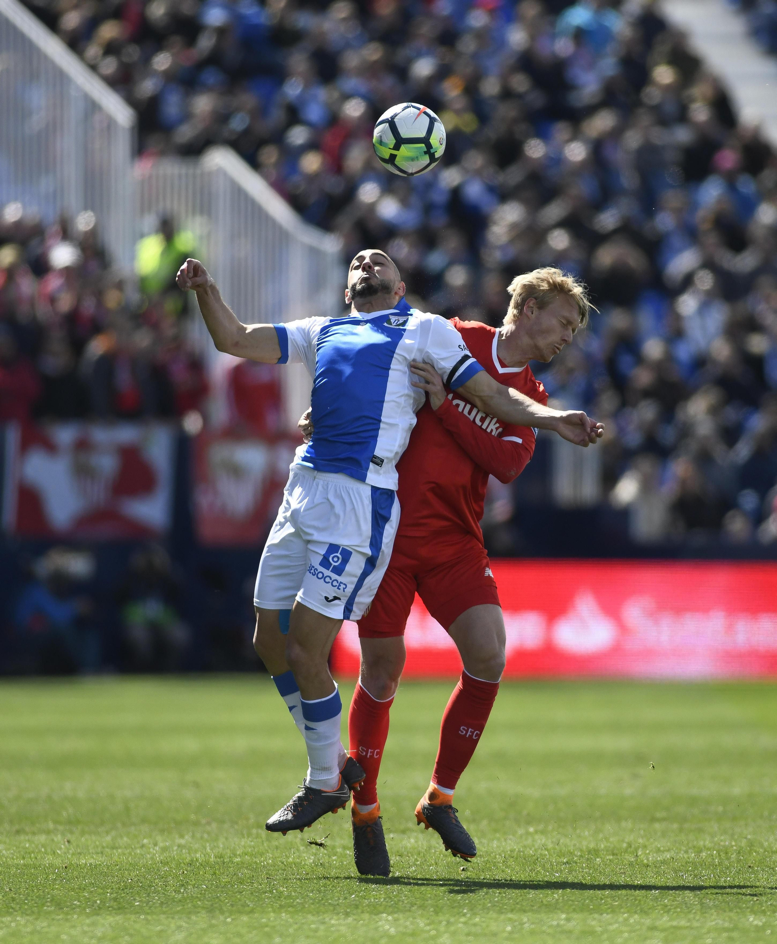 Las imágenes del Leganés-Sevilla