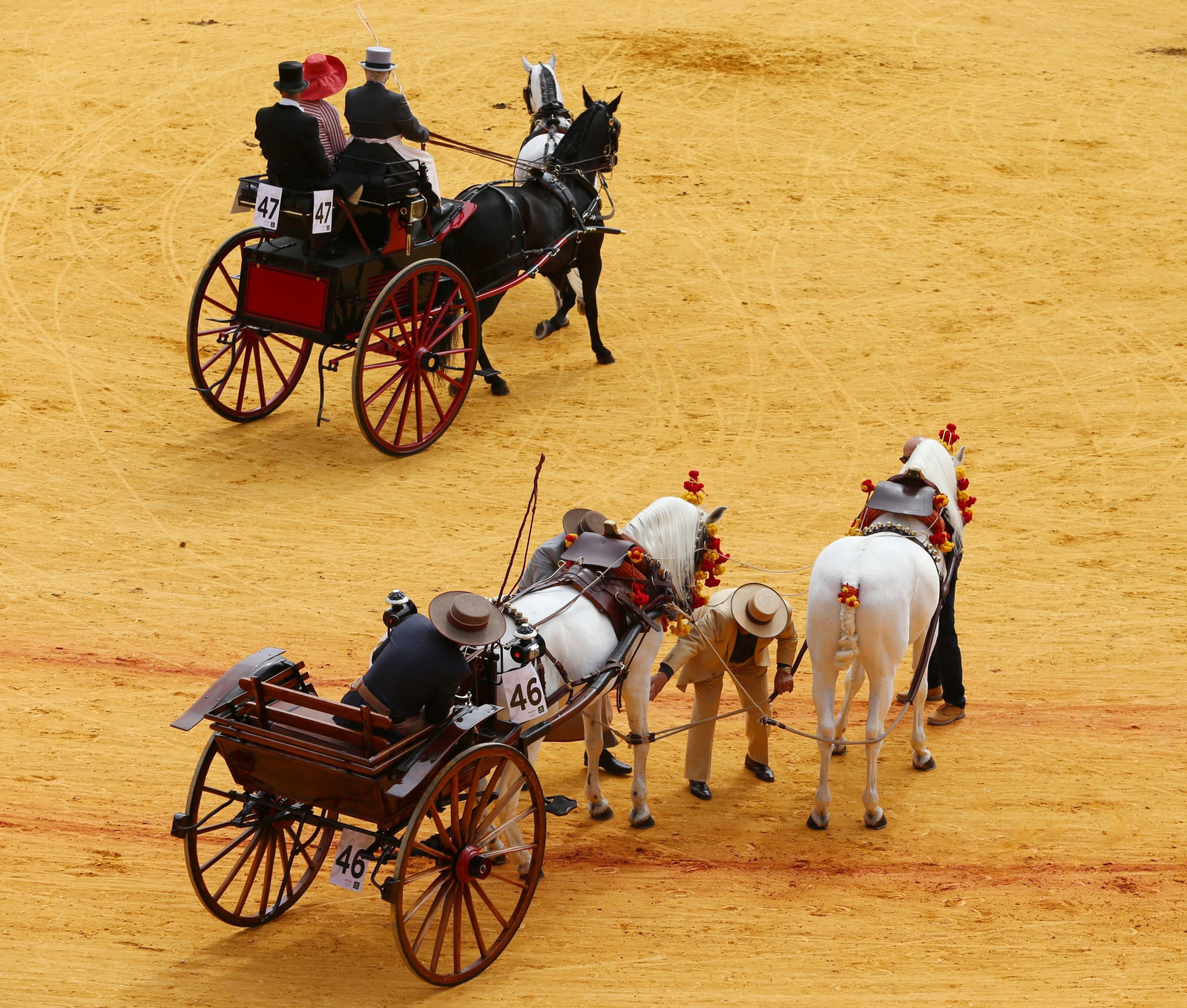 XXXIII Exhibición del Real Club de Enganches de Andalucía en la Maestranza