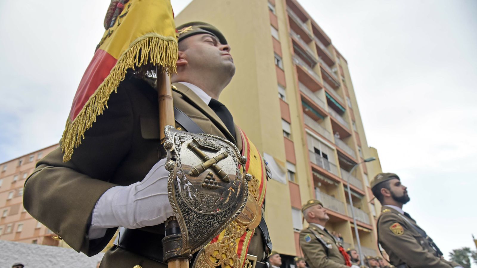 Las mejores fotos de la jura de bandera civil en La Línea