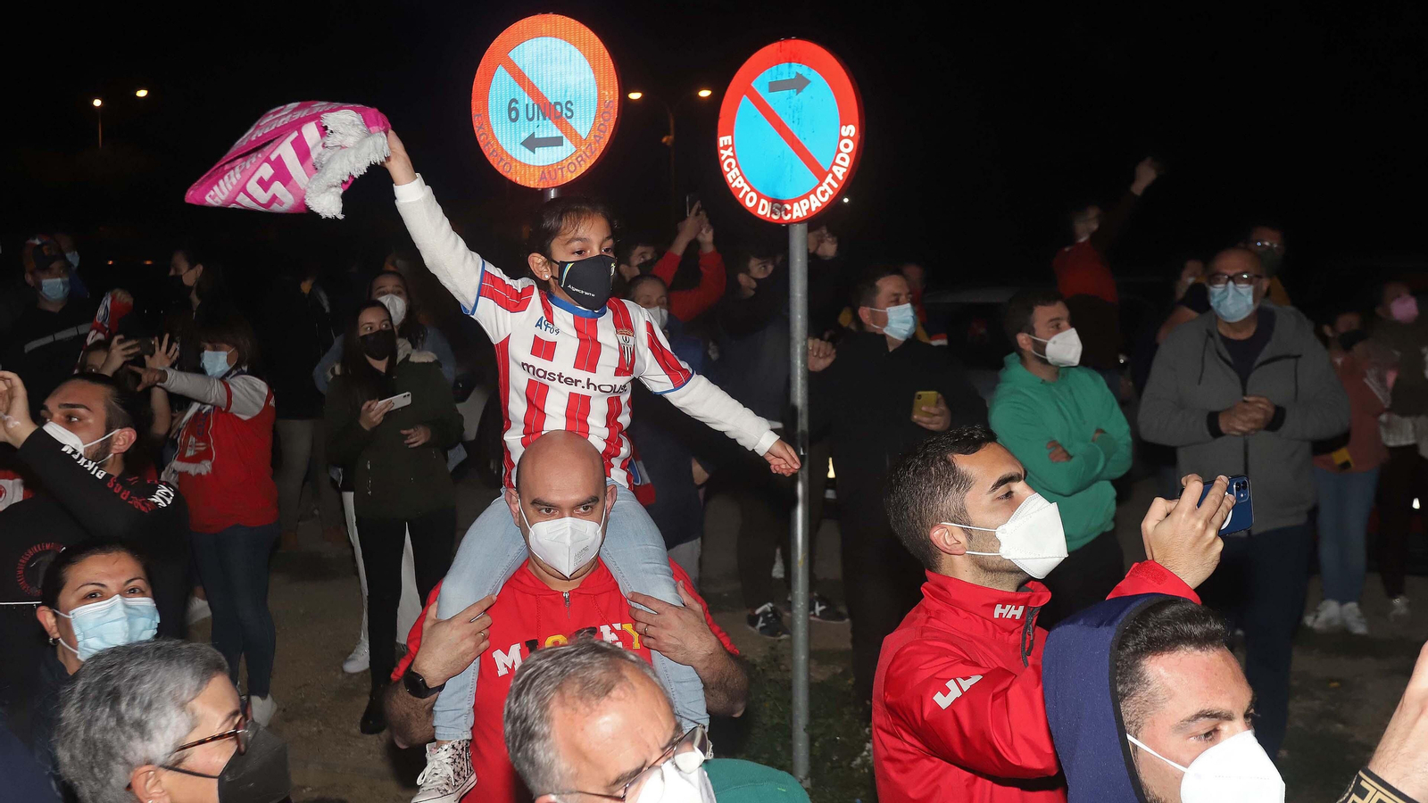 Fotos de la celebración del Algeciras CF