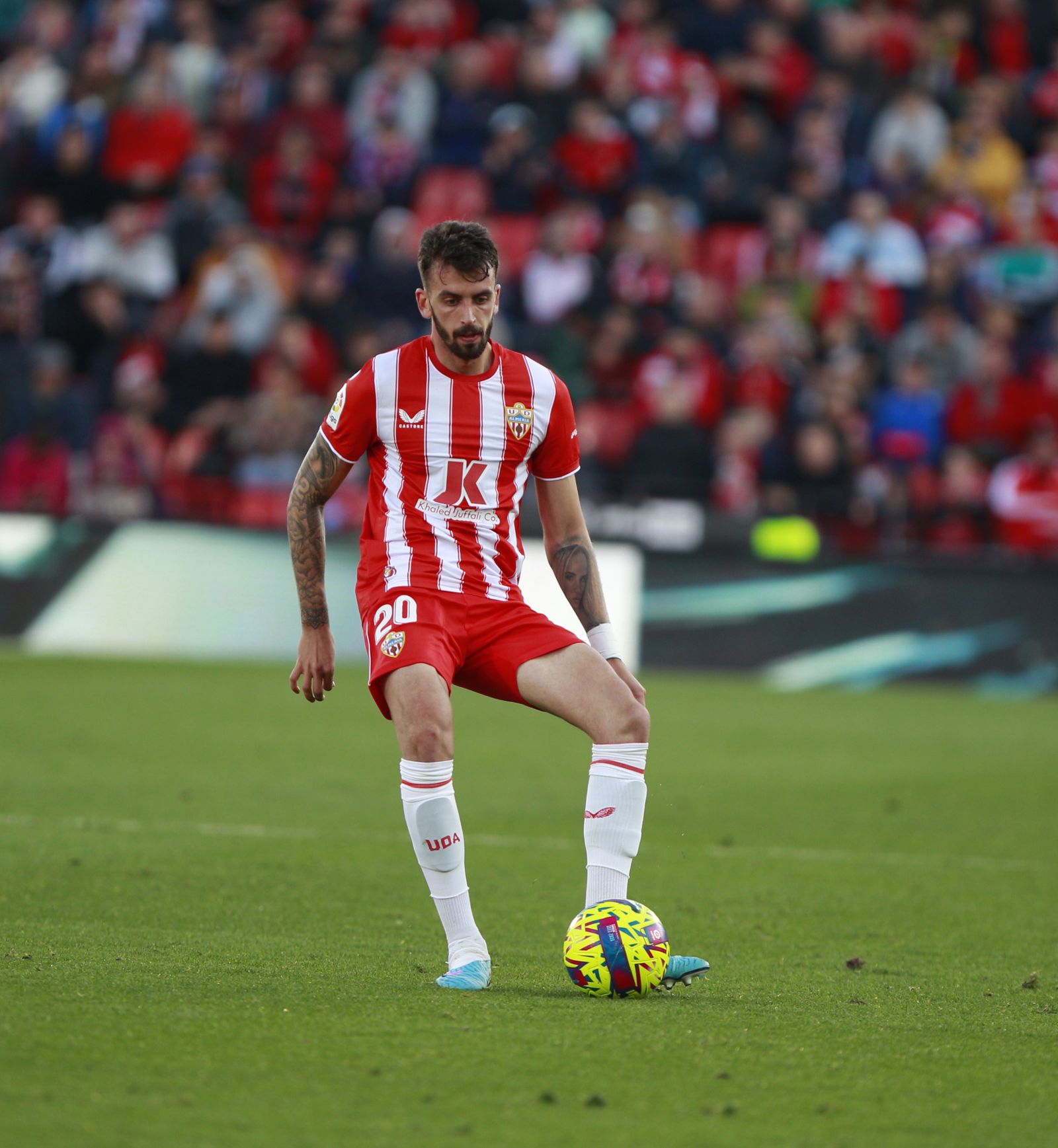 Imágenes de la derrota de la U.D. Almería ante el Villarreal por 0 a 2