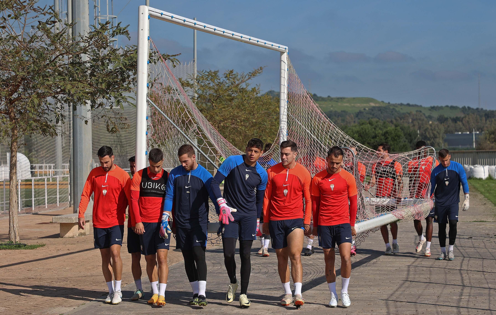 Imágenes del entrenamiento del Algeciras CF