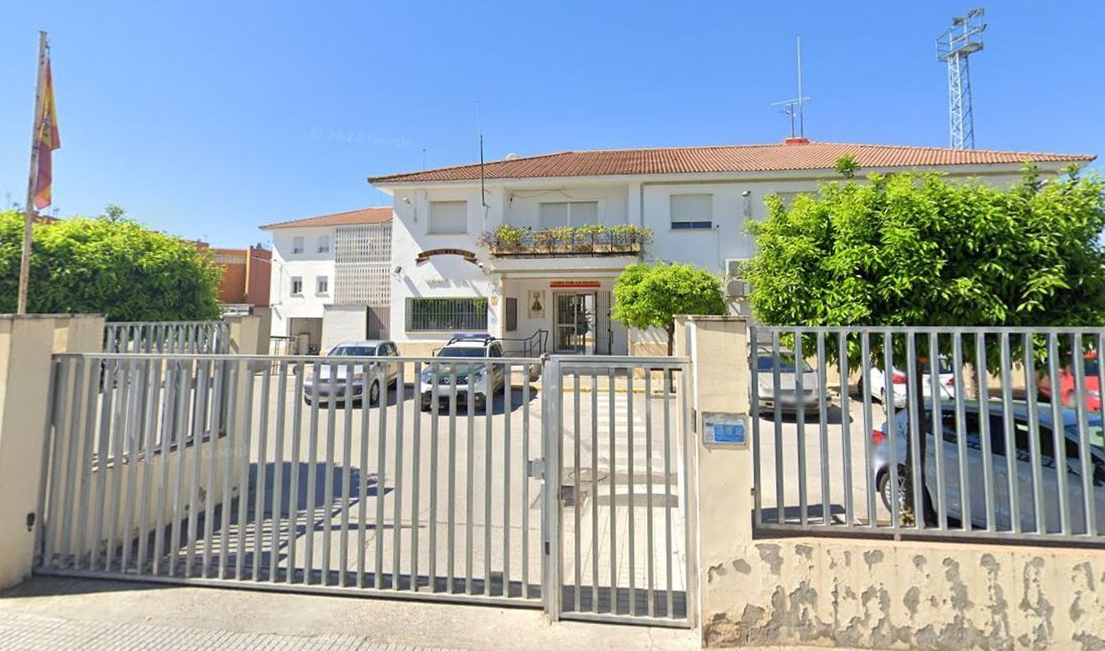 El puesto de la Guardia Civil en La Algaba.