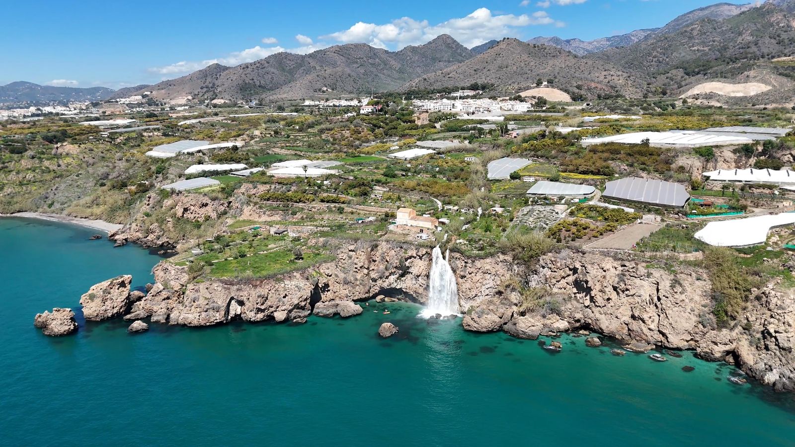 La cascada Grande de Maro tras las últimas lluvias