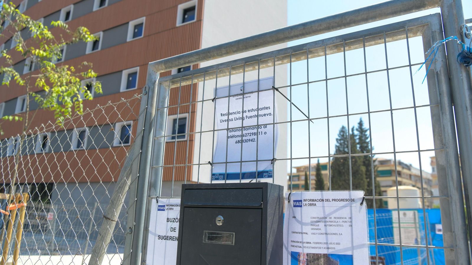 Obra en el antiguo cuartel de Automovilismo.