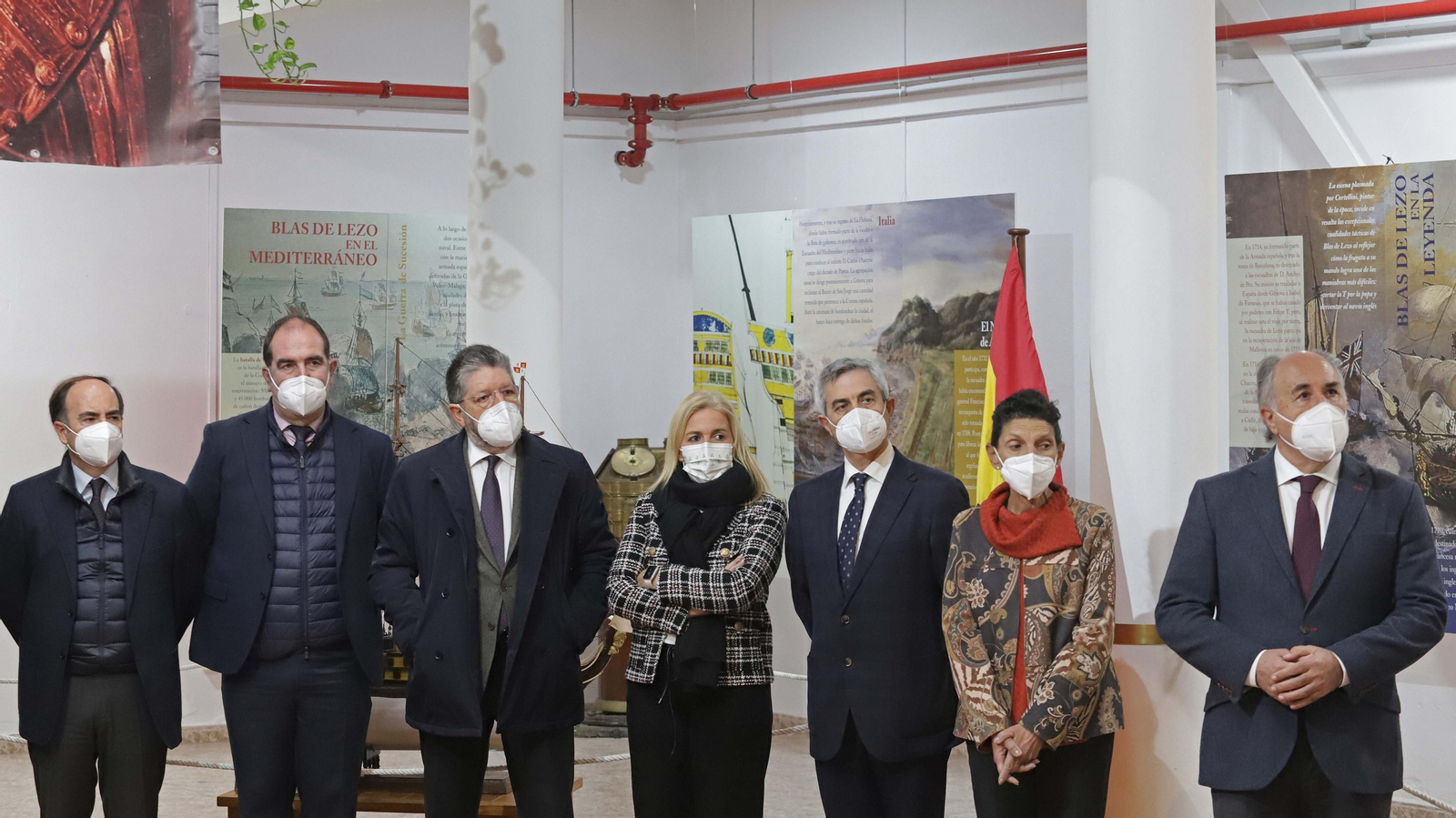 Fotos de la inauguración de la exposición sobre Blas de Lezo en Algeciras