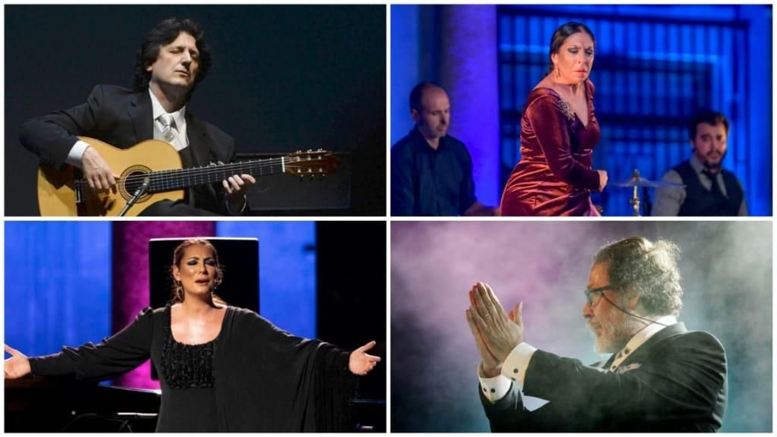 Cañizares, Fuensanta 'La Moneta', Marina Heredia y Diego Carrasco.