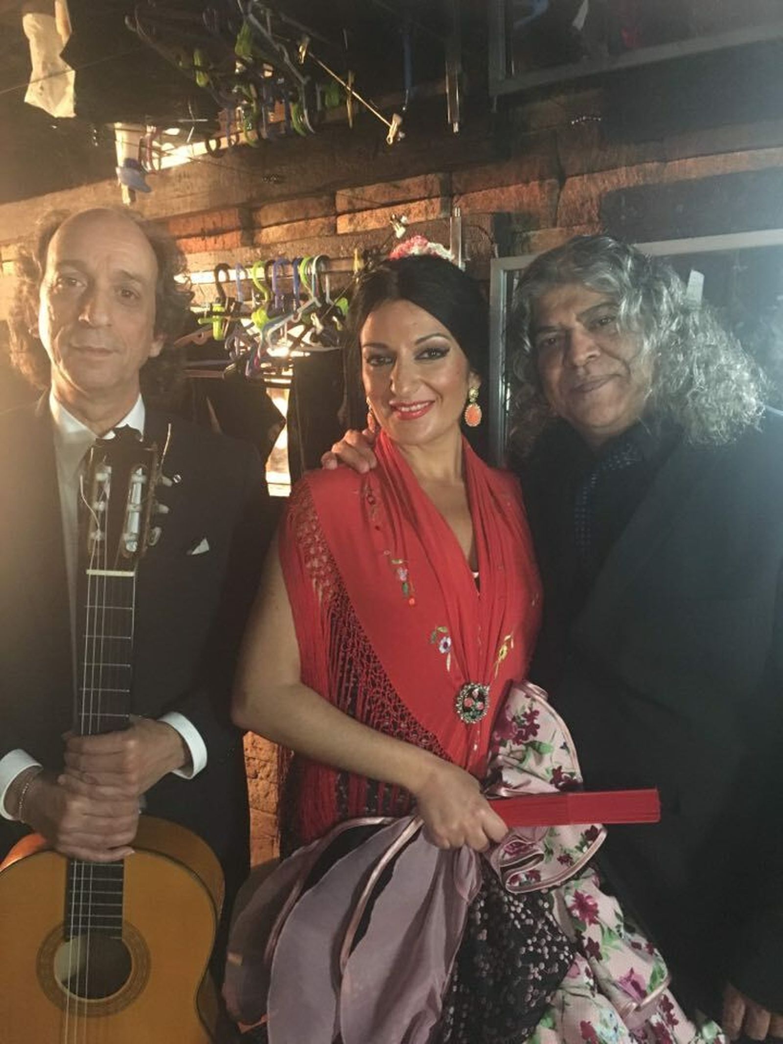 Manuel Malena, junto a Rocío Romero y Emilio Maya.