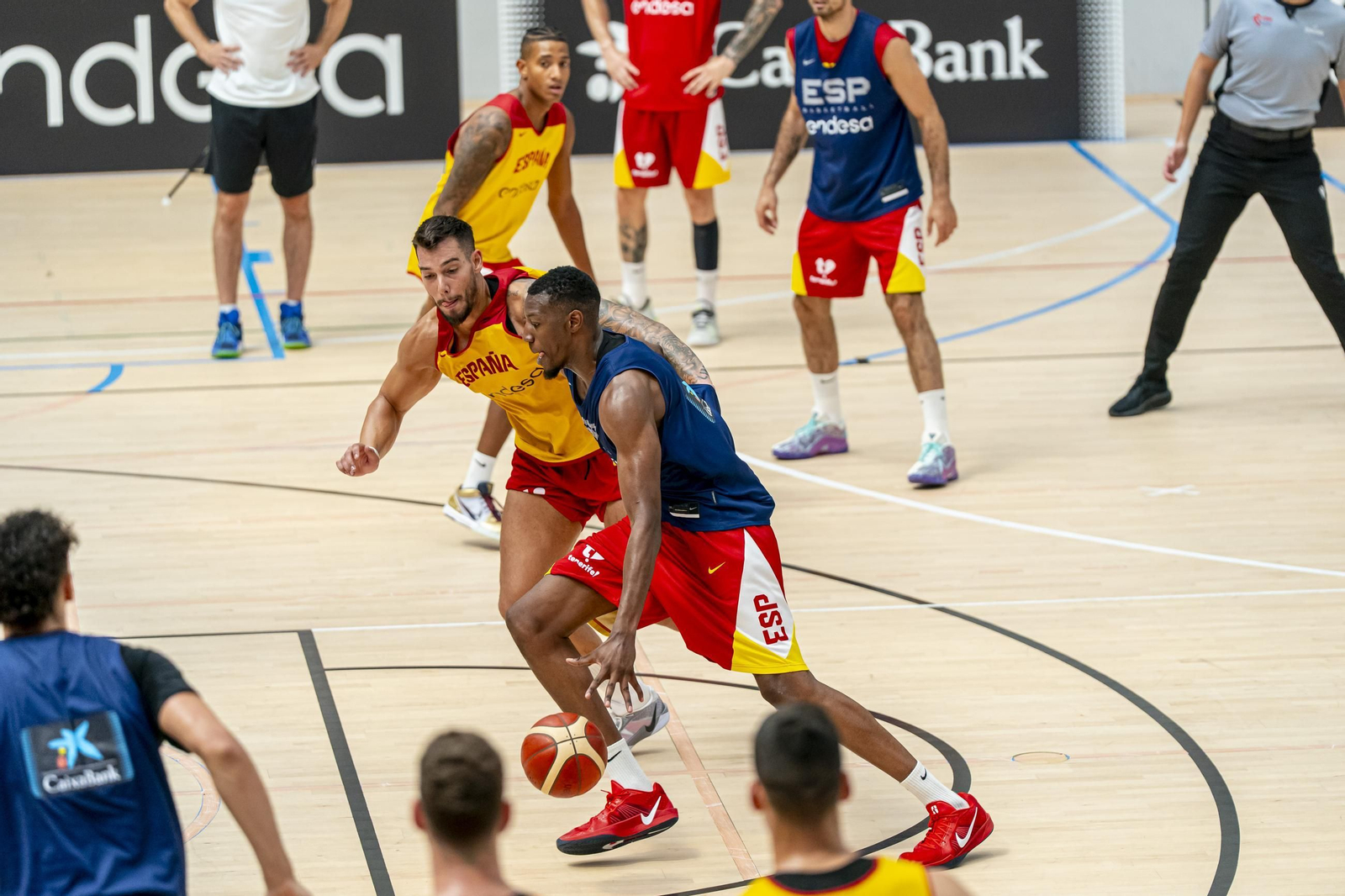 España acaba su trabajo en Madrid antes de venir a Málaga