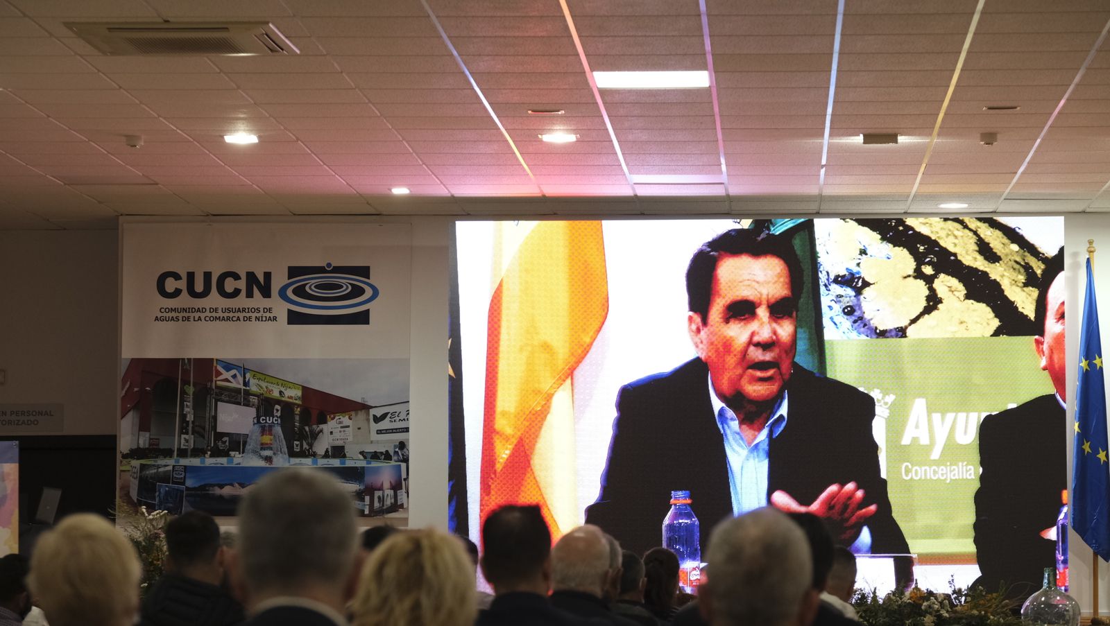 Imágenes de las jornadas de la CUCN sobre el agua en la Expolevante de Níjar.