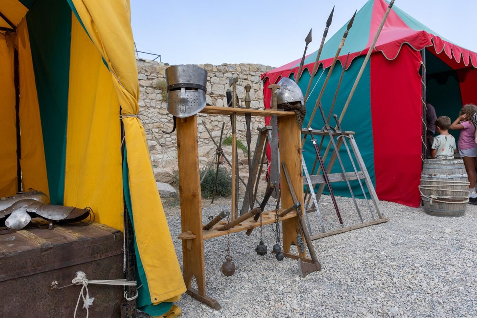 Moradores del Castillo de Jaén, recreación histórica de la Edad Media en el Cerro de Santa Catalina