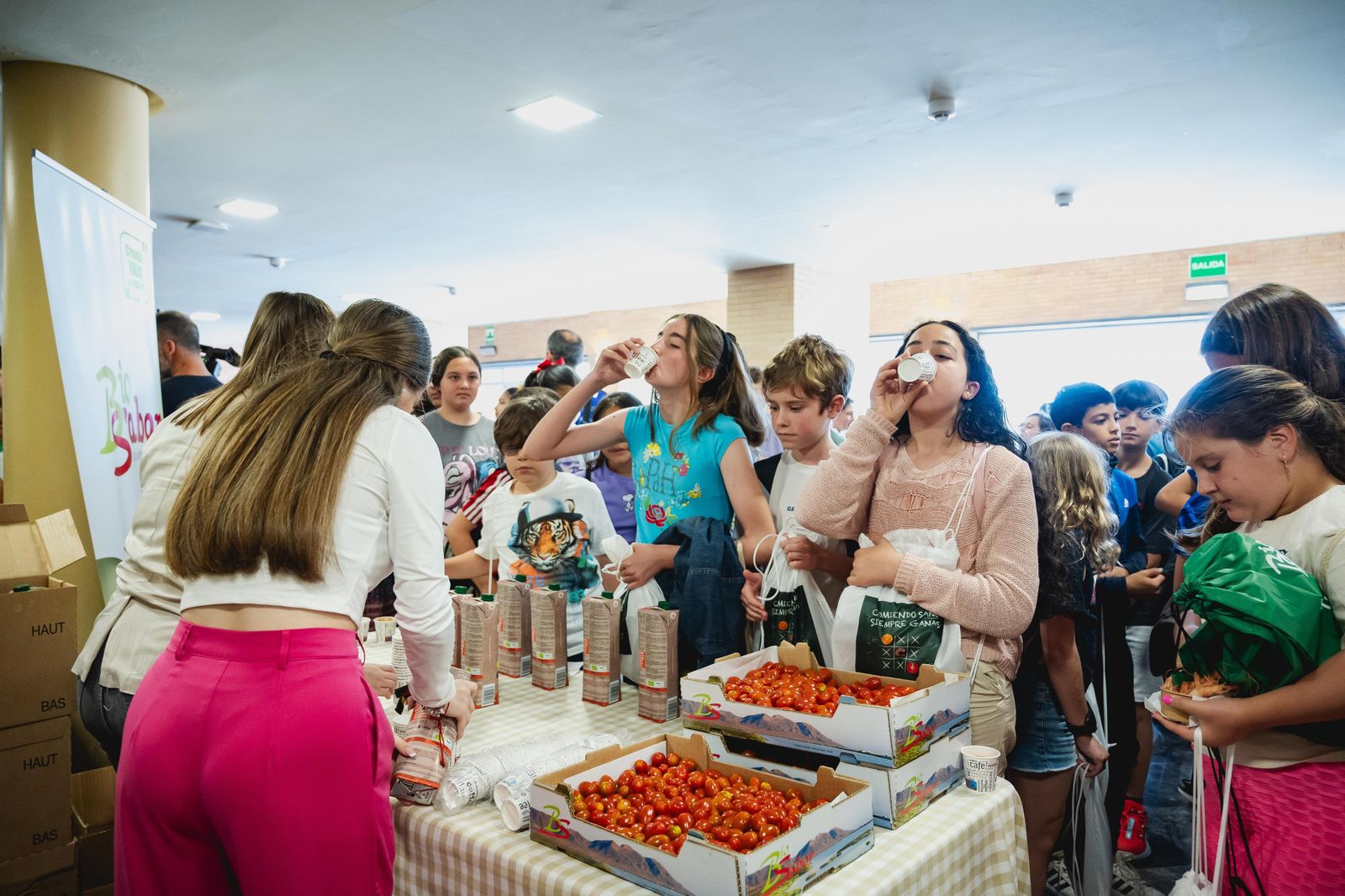 Los escolares de 5º y 6º de primaria han aprendido sobre comida saludable.