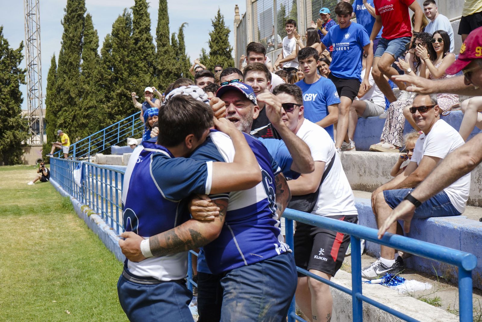 Las mejores fotos del partido del ascenso a División de Honor B de rugby entre Universidad de Granada y Portuense