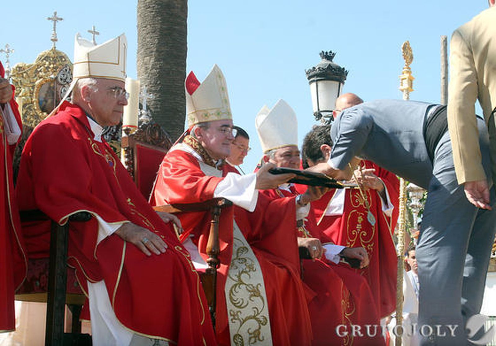 Las imágenes de la misa de romeros