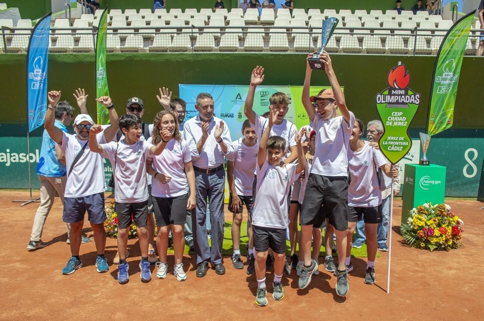 Los integrantes del equipo del CEIP Ciudad de Jerez.
