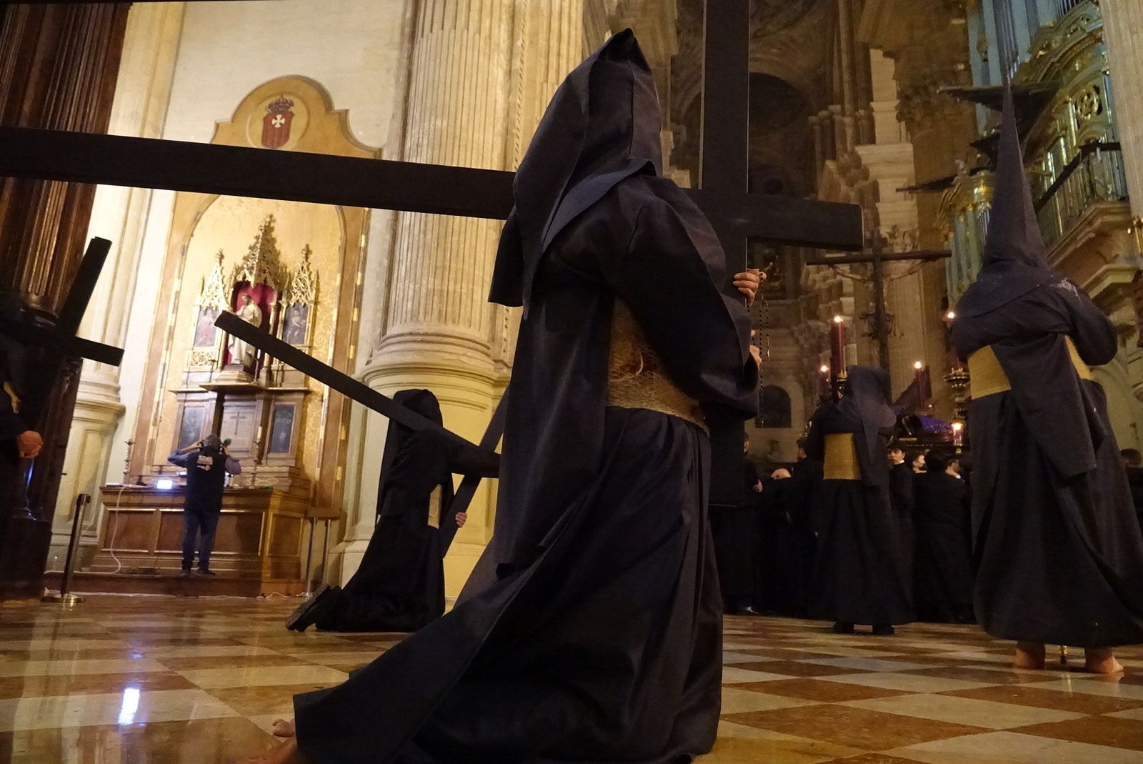 Las fotos de Dolores de San Juan, en el Viernes Santo de Málaga