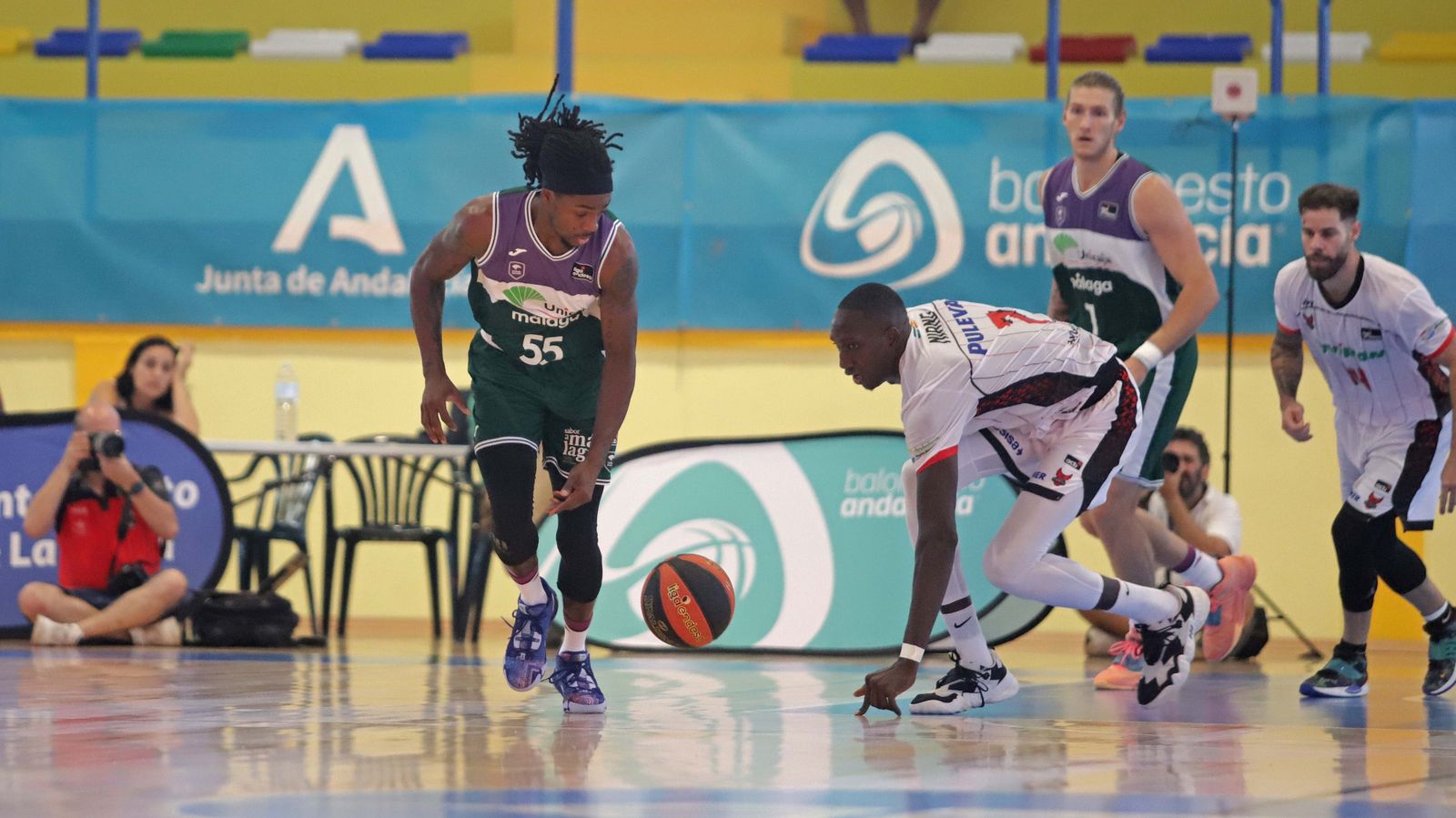 Kendrick Perry, en el partido ante el Covirán Granada en La Línea.
