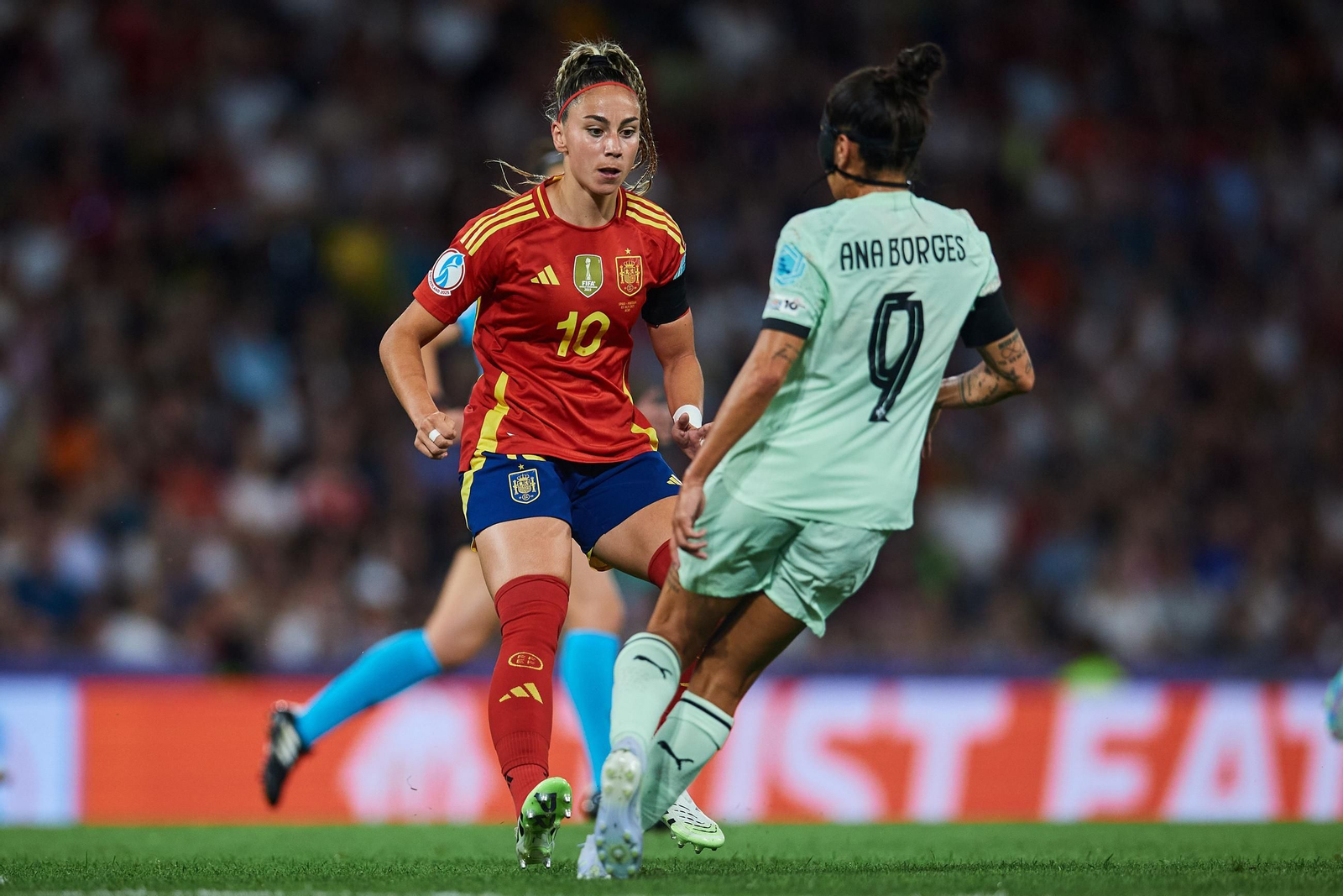 Las fotos del España - Portugal en la Eurocopa femenina