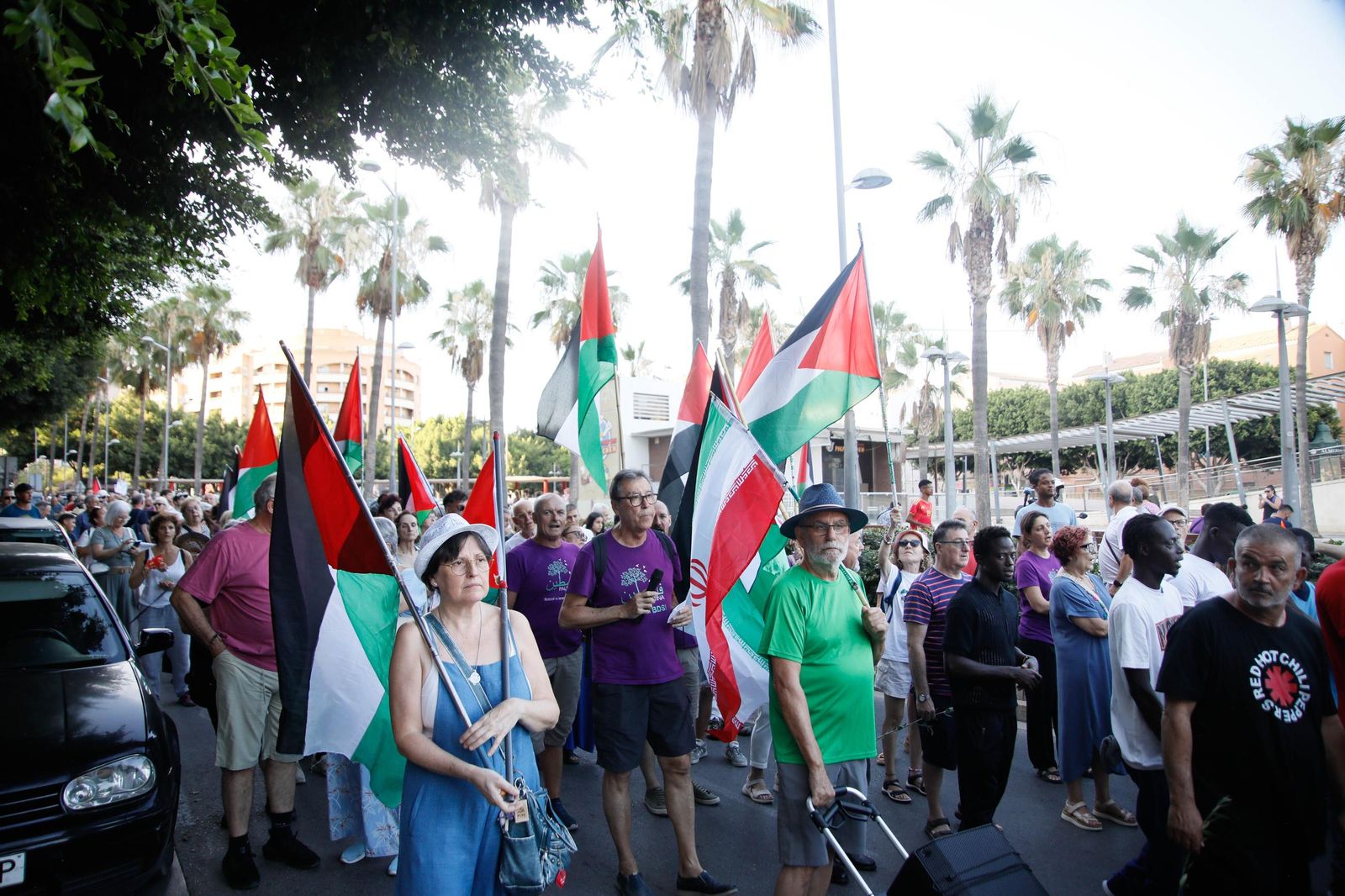 Imágenes de la manifestación en Almería por el genocidio en Palestina