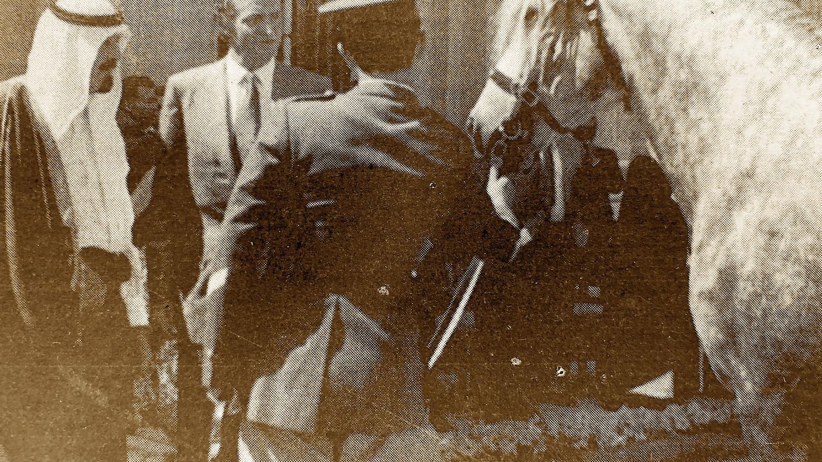 El Rey obsequia un caballo jerezano al príncipe de Arabia Saudí