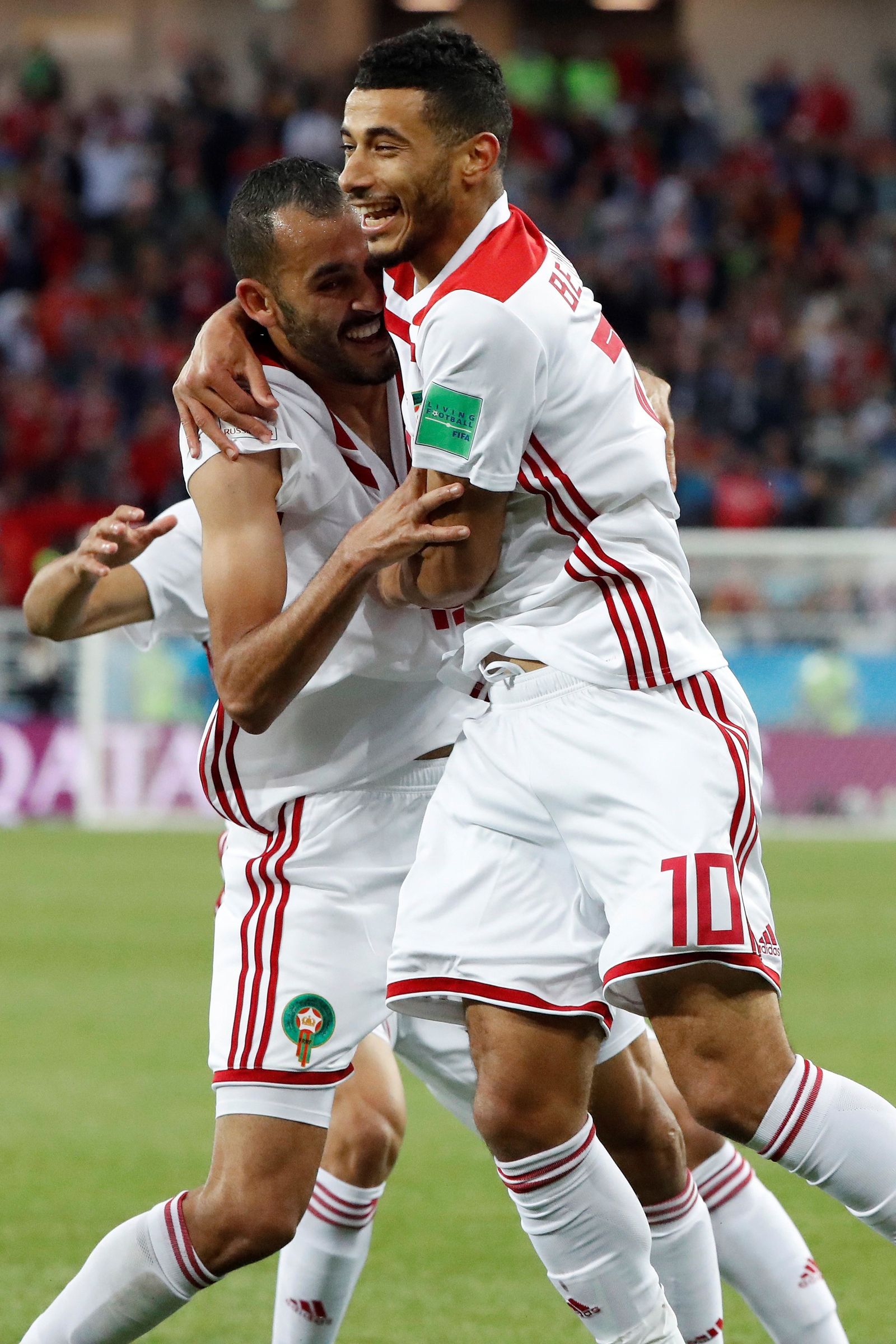 Las imágenes del España-Marruecos