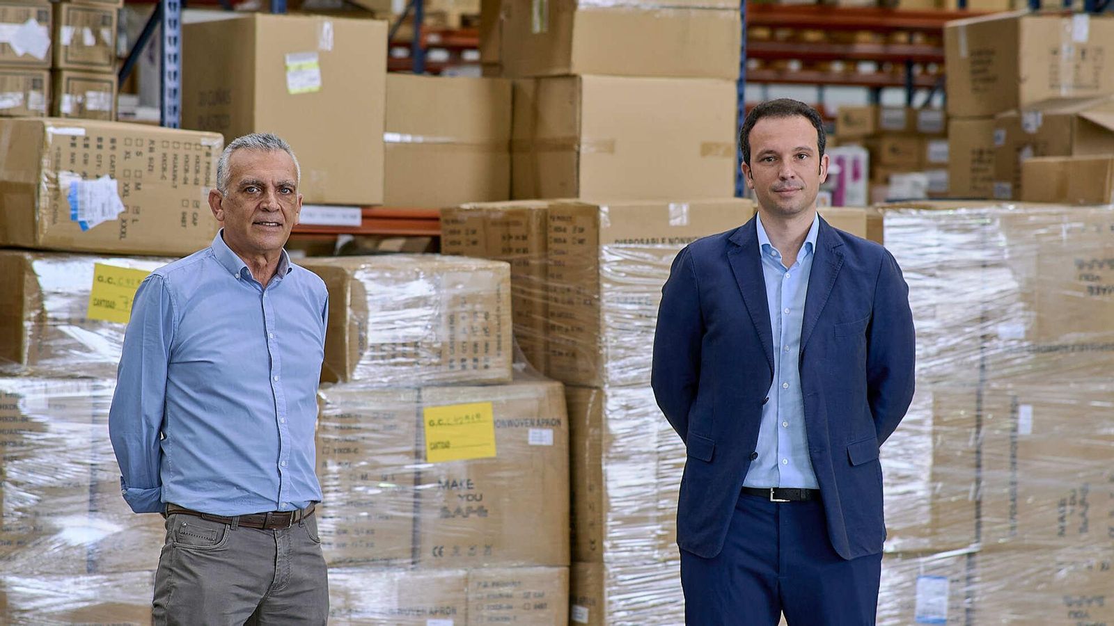 José Antonio Davín y Demetrio González son jefe de sección y director económico de la Central de Compras.
