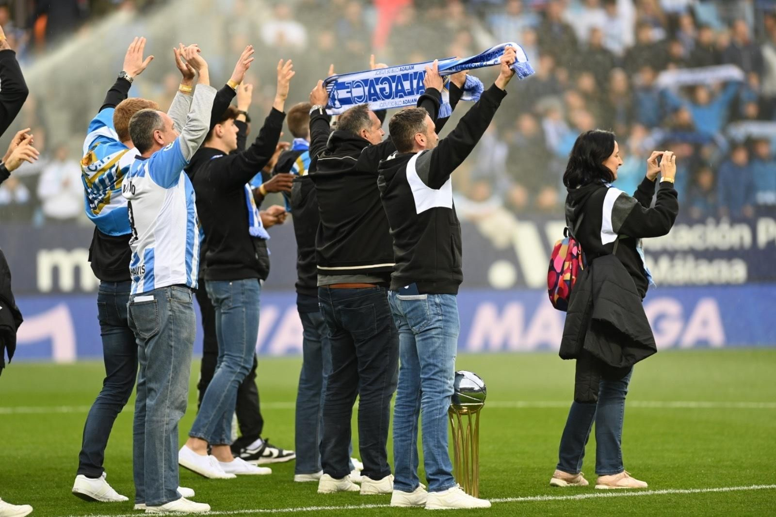 El Málaga CF-Racing, en fotos
