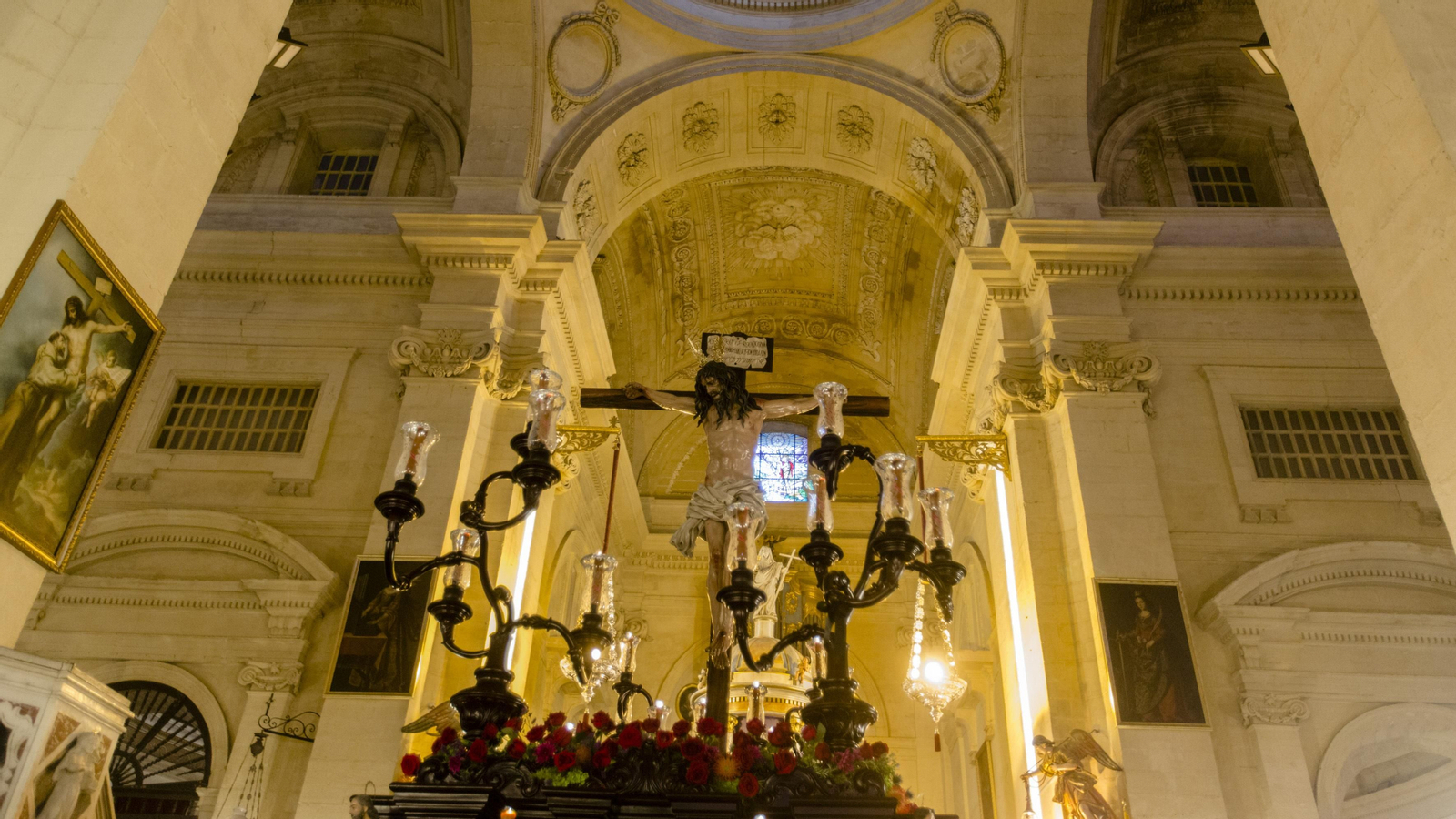 Las imágenes de la cofradía del Perdón en la Semana Santa de Chiclana 2022