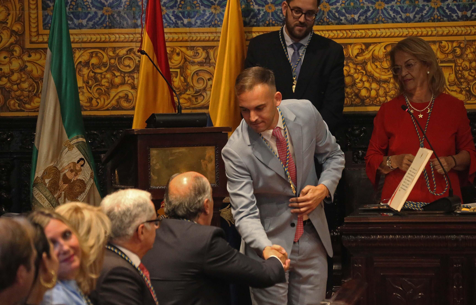 Fotos del pleno de investidura de José Ignacio Landaluce en Algeciras