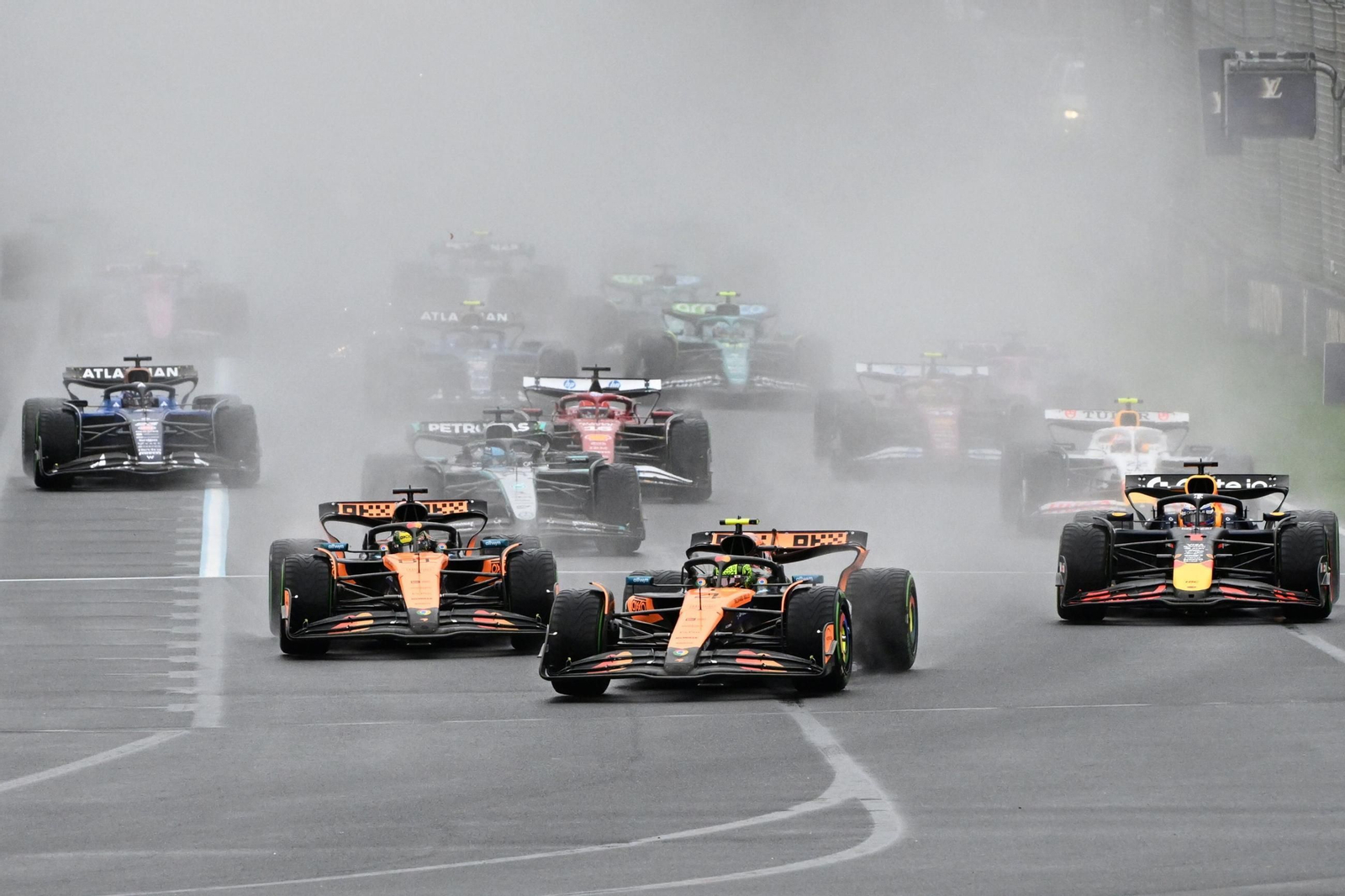 Los fotos del arranque de la Fórmula 1 en Melbourne