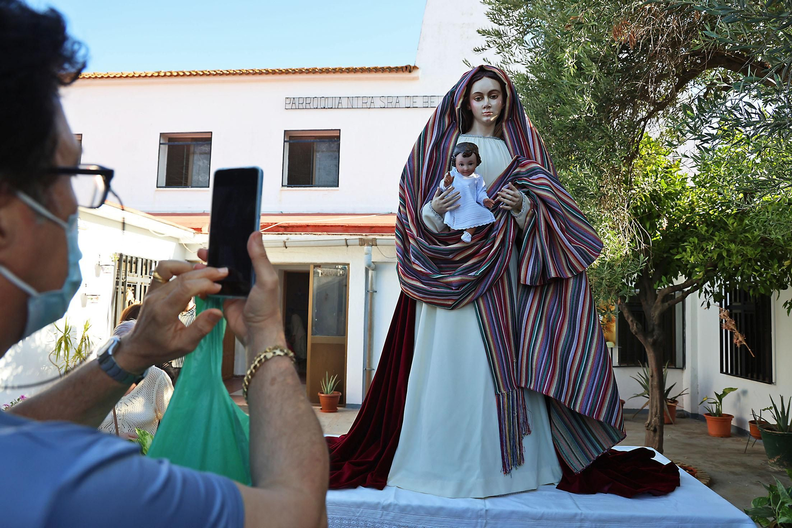 Imágenes de la bajada de la Virgen de la Cinta