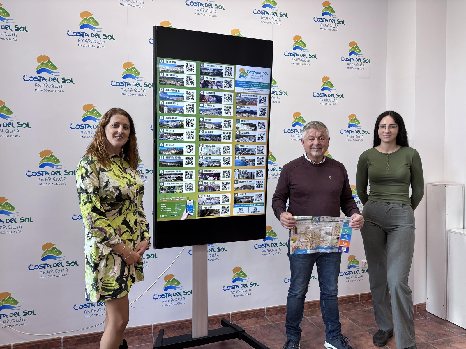 Presentación del 'Mapa Turístico Axarquía QR'