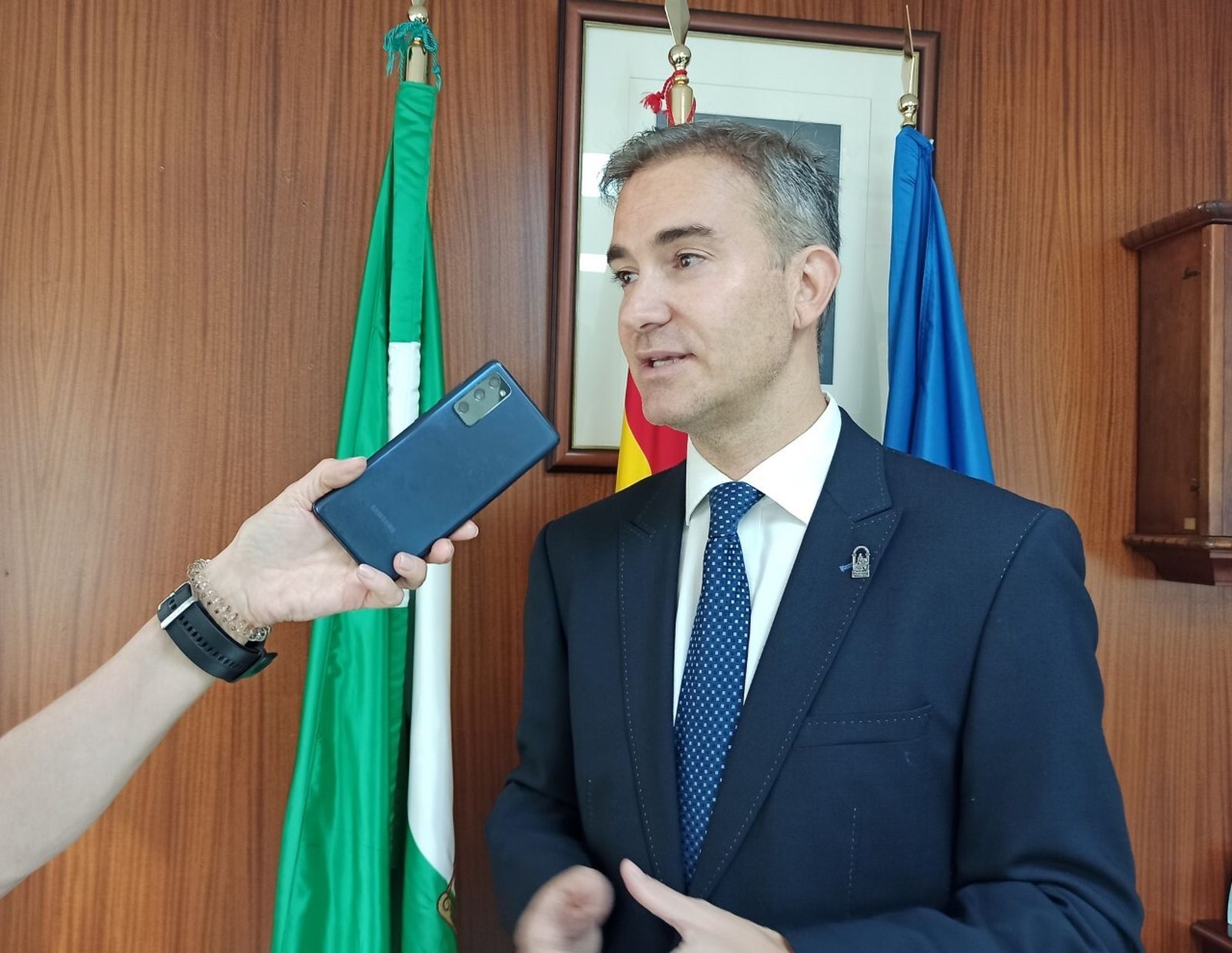 El delegado territorial de Empleo, Empresa y Trabajo Autónomo, Amós García Hueso