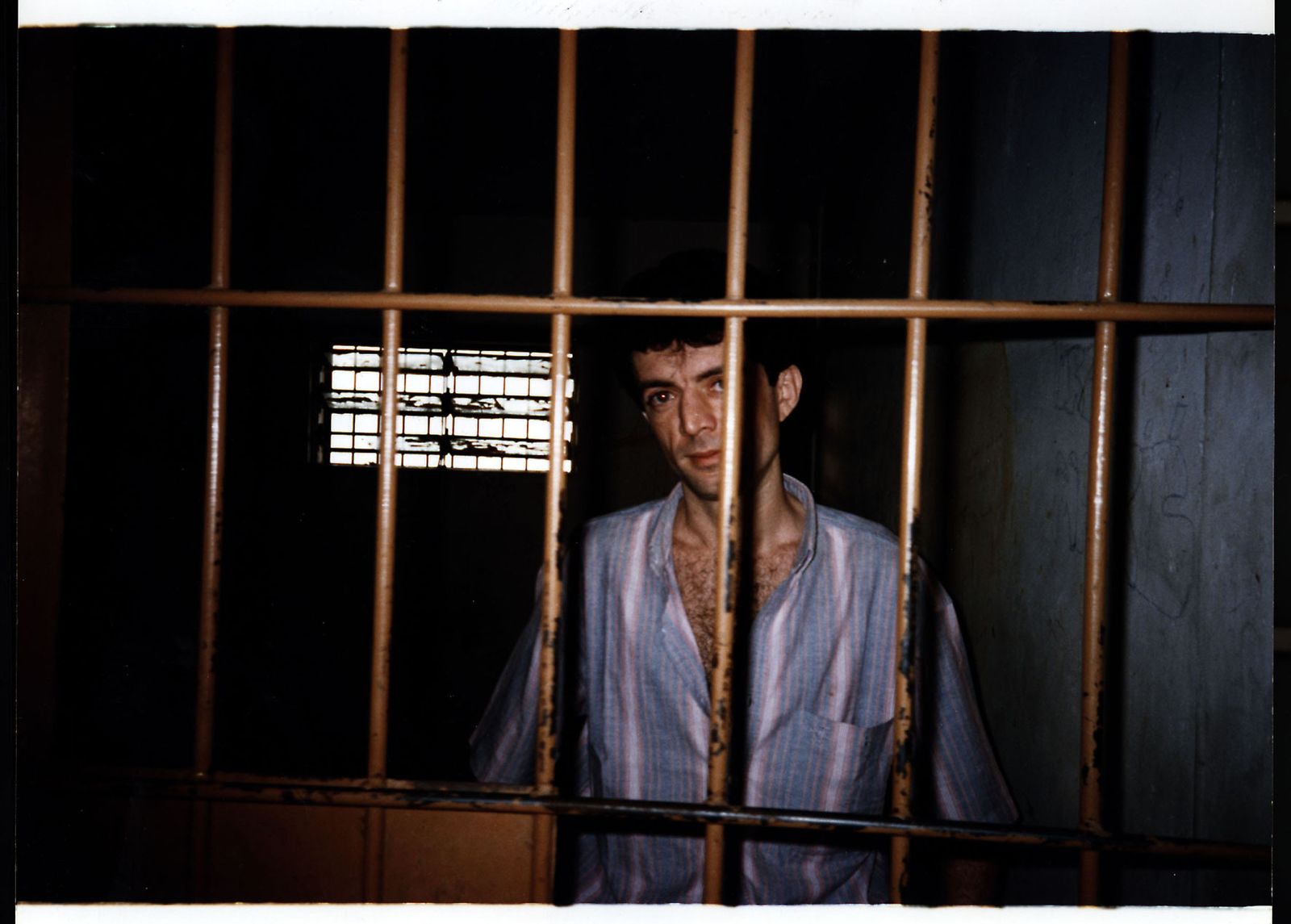 Pompeyo Miranda durante su detención.