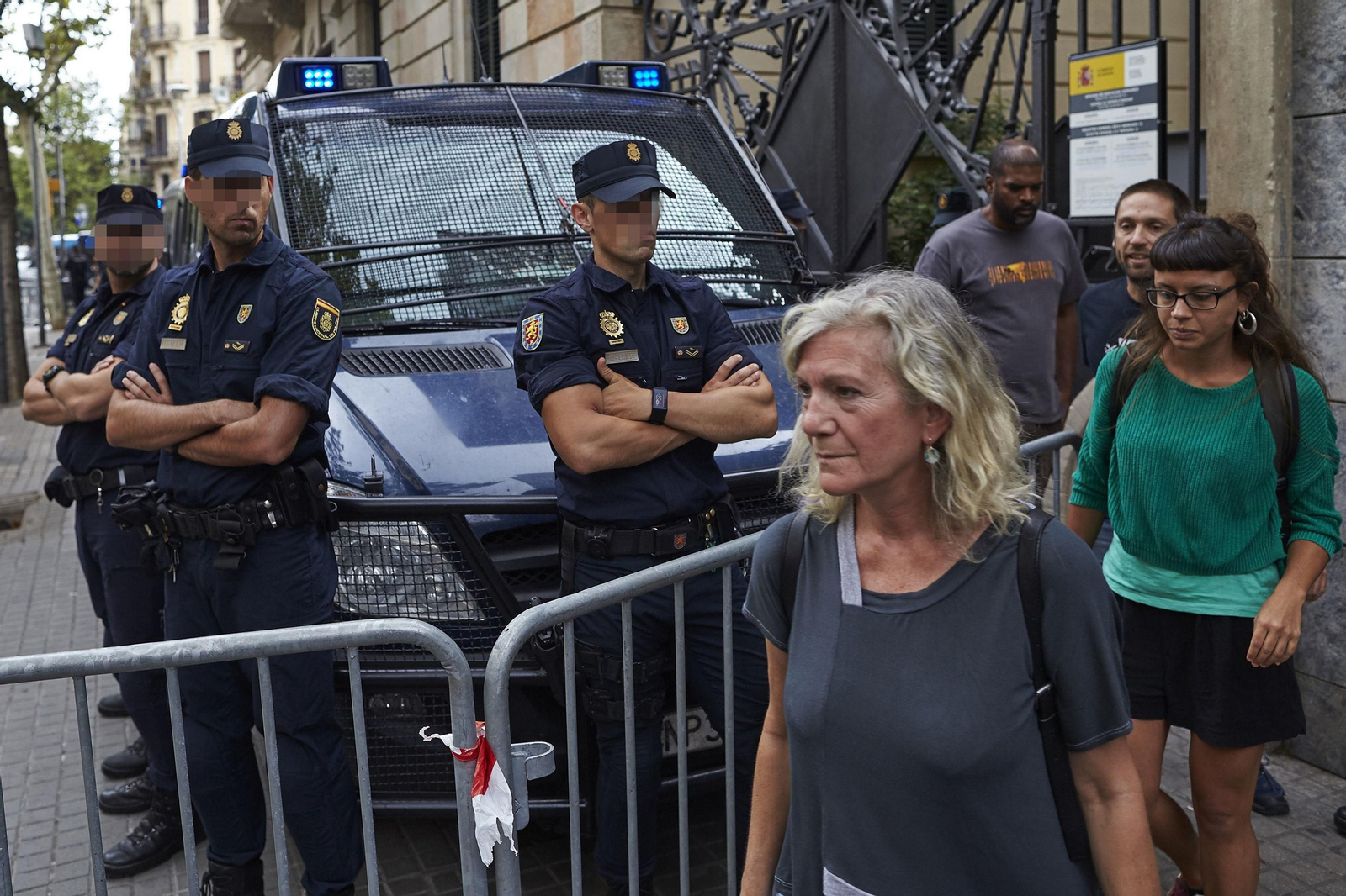 Las concejalas de la CUP en el Ayuntamiento de Barcelona, María  Jose Lecha y Maria  Rovira.