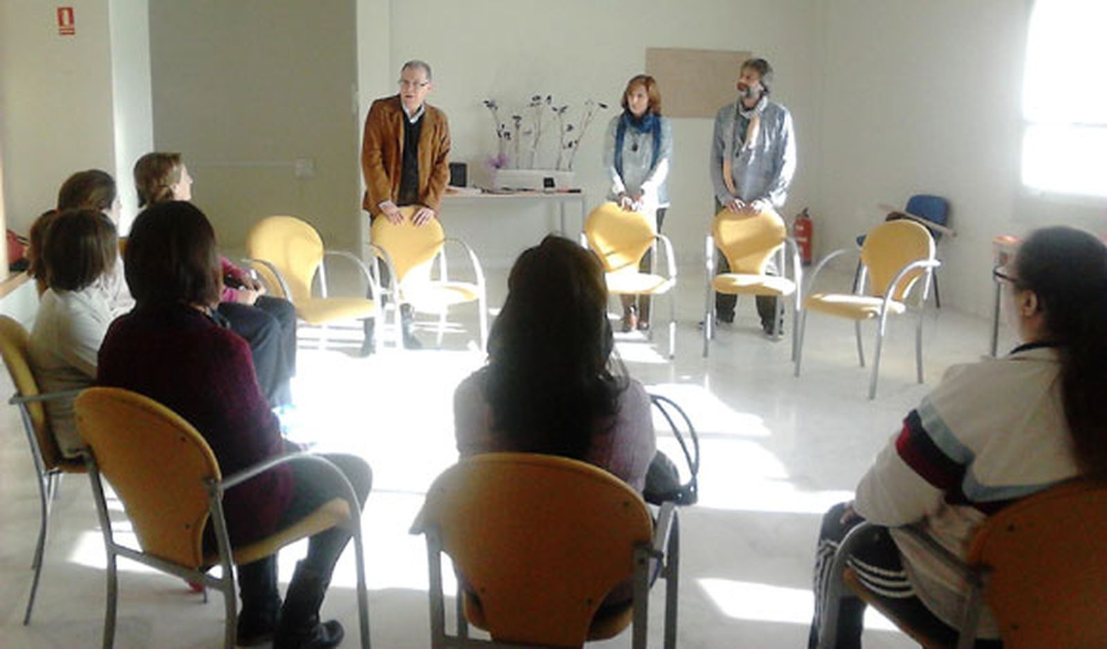 Párraga inaugura en Olvera el taller 'Imagínate Vivir Sin Violencia'